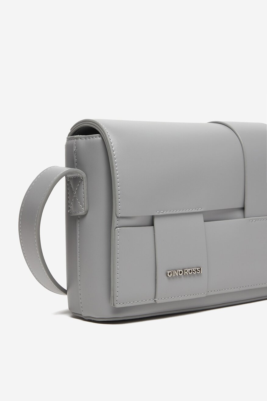 
                Сумка З Ремінцем Gino Rossi СВІТЛО-СІРИЙ - 5906751623800