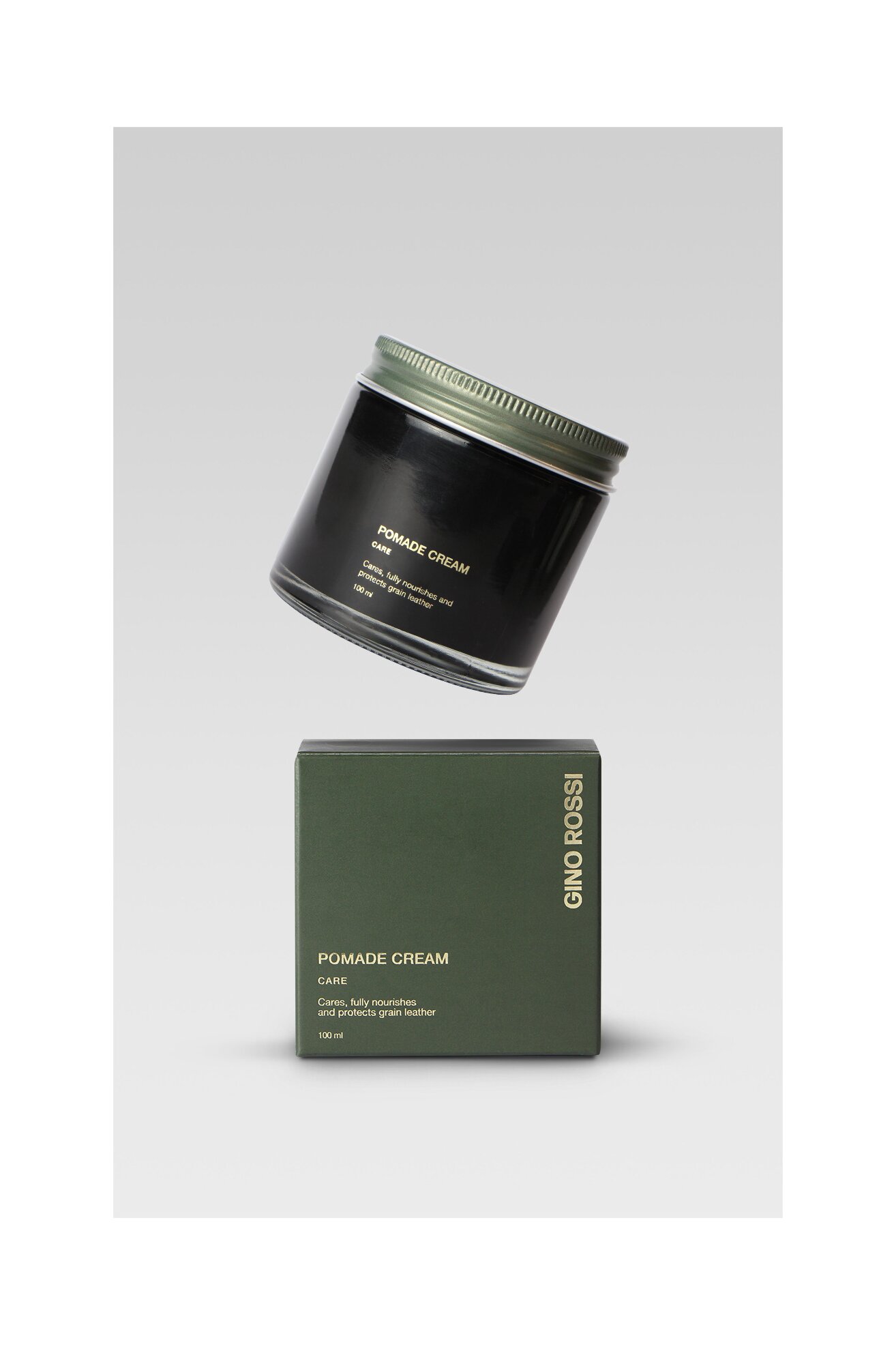 Krem do obuwia Gino Rossi POMADE CREAM 100 ML BRĄZ V.A Brązowy