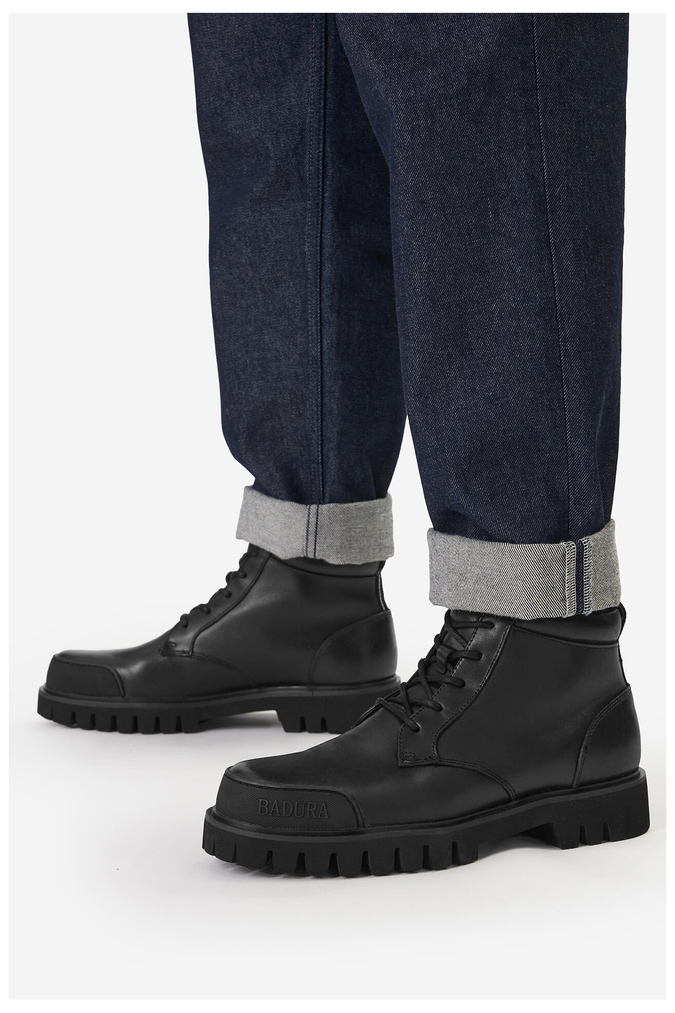 Duboke cipele Badura CONNOR-01 124AM CRNA