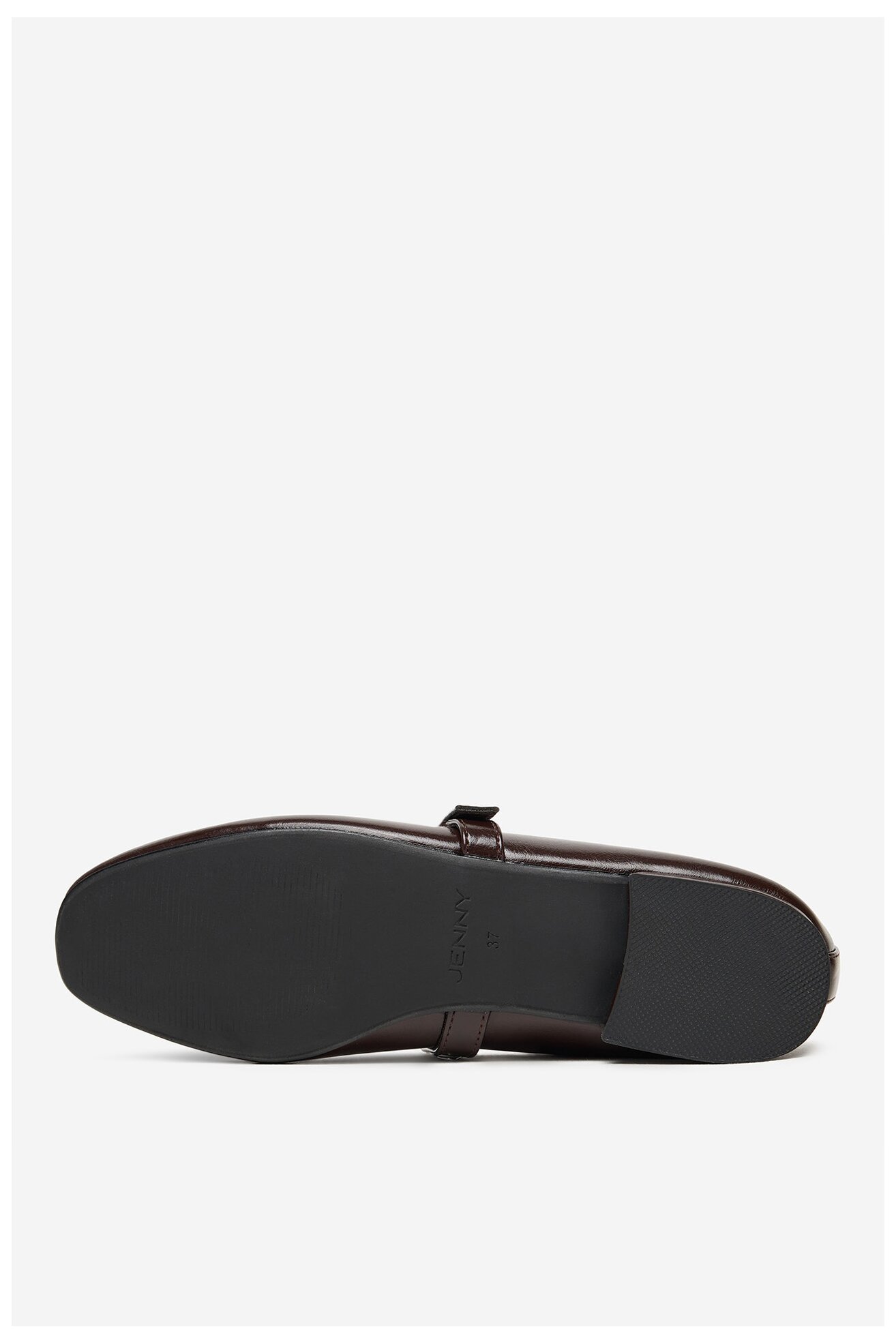 Baleriny Jenny CEO-CWBFP5-07A Bordowy