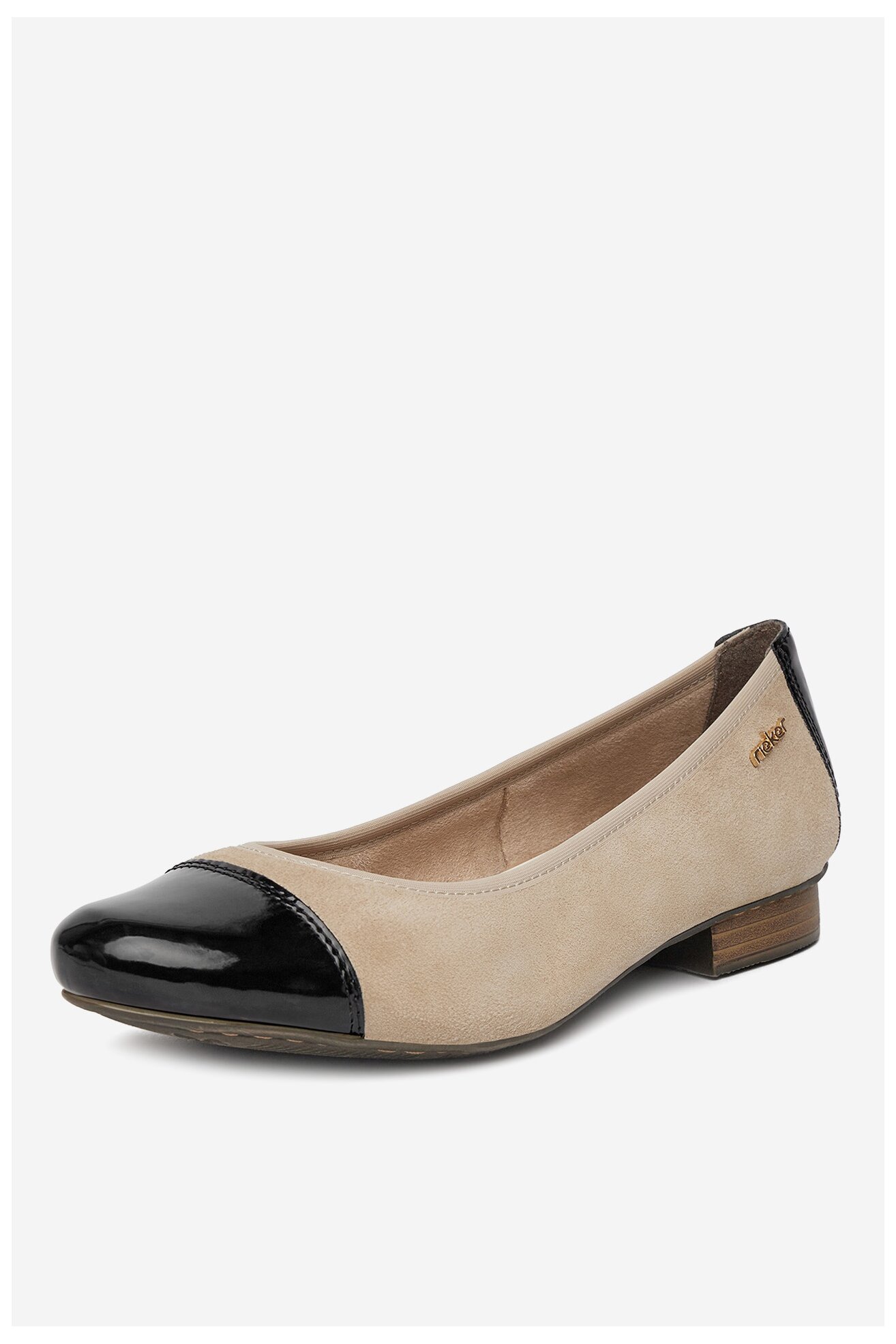Baleriny Rieker 51998-60 Beżowy