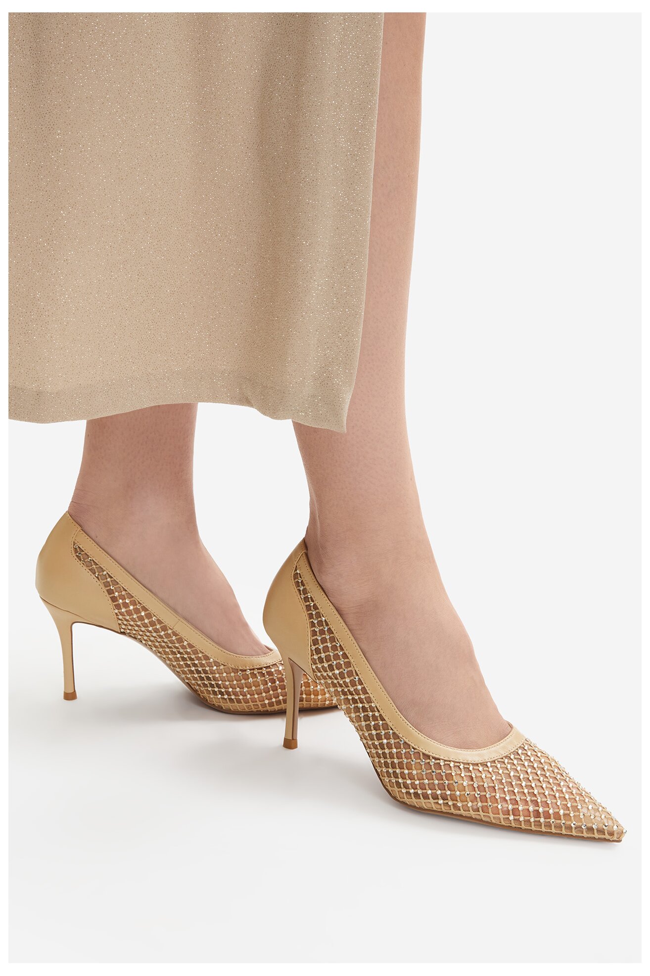 Czółenka EVA MINGE EO-LOREL-V2019-1-2 Beżowy