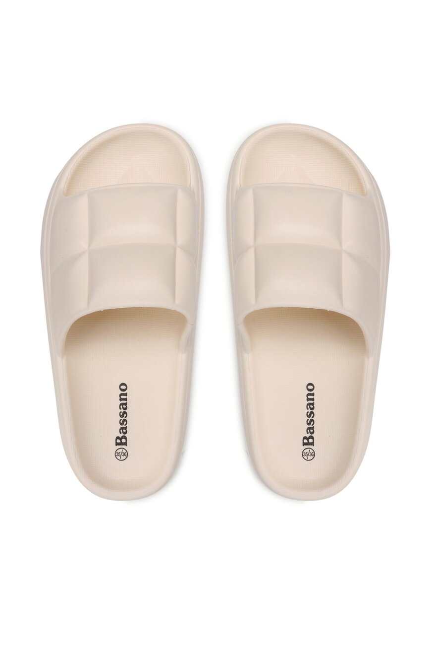 
                Bassano - Klapki basenowe beżowe - 5904248418595