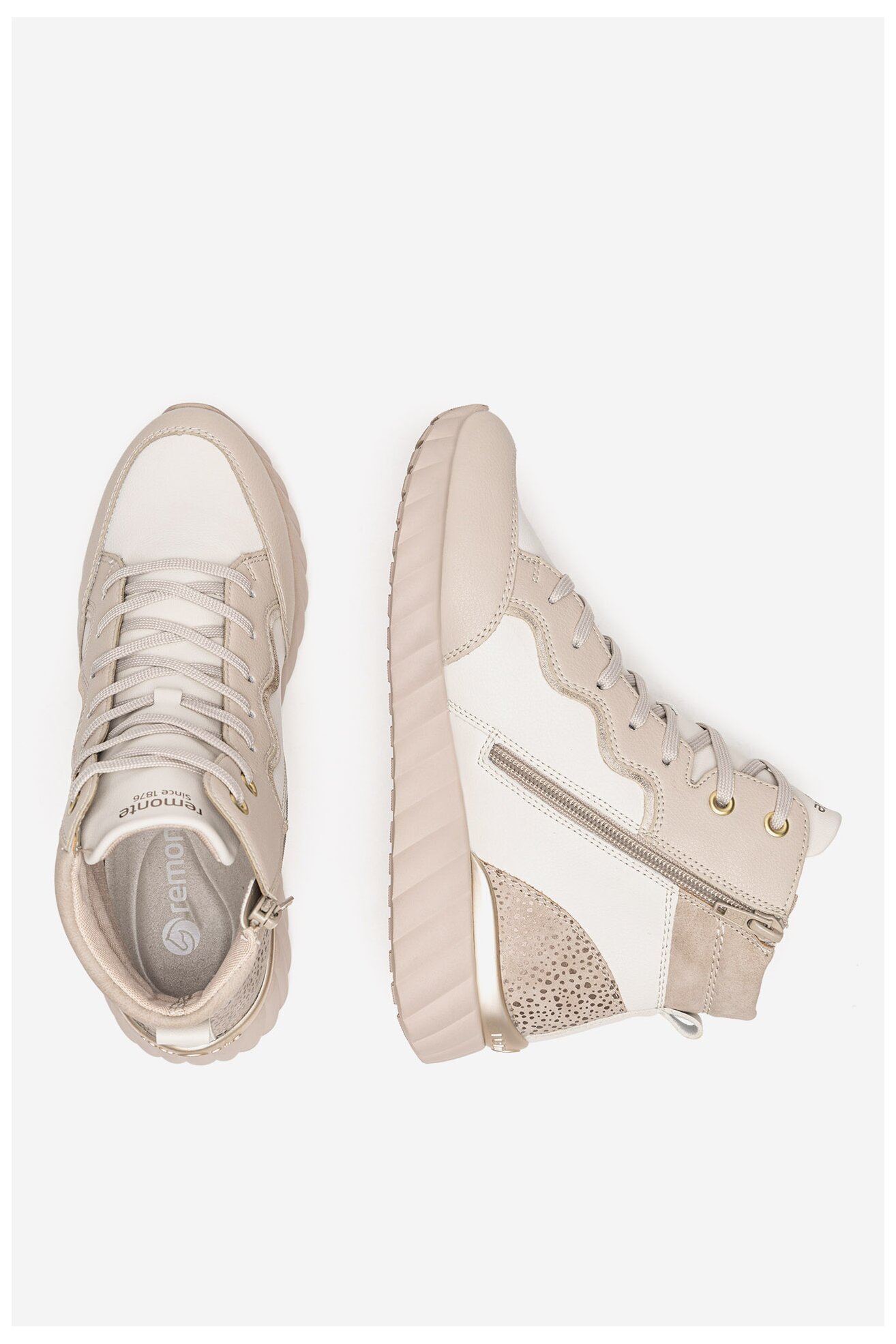 Trzewiki Remonte D5984-60 Beżowy