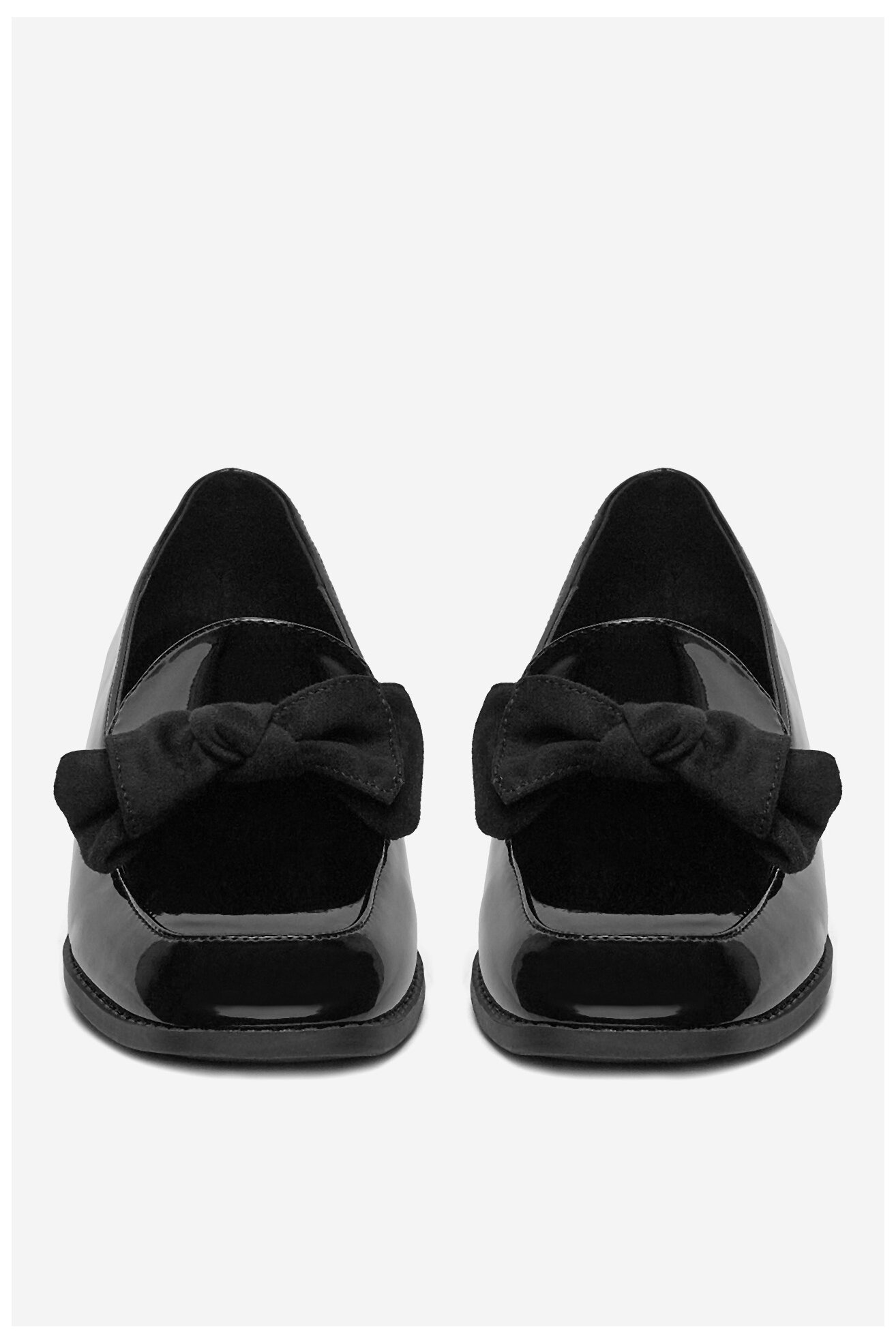 Mokasyn DeeZee SQ873-1-BLACK PAT Czarny