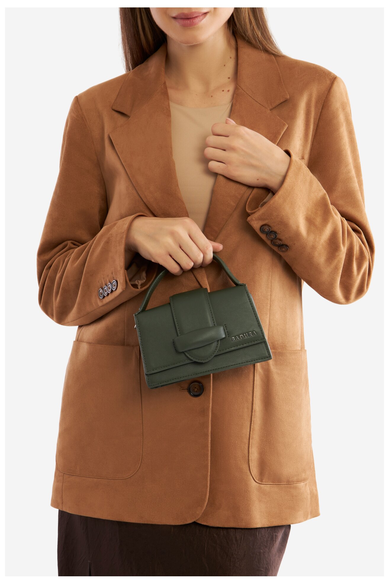 Дамска чанта Badura TYL00534 ЗЕЛЕН