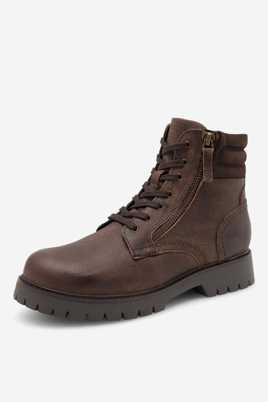 Lasocki Young - Trzewiki skórzane ocieplane - 5905588123729