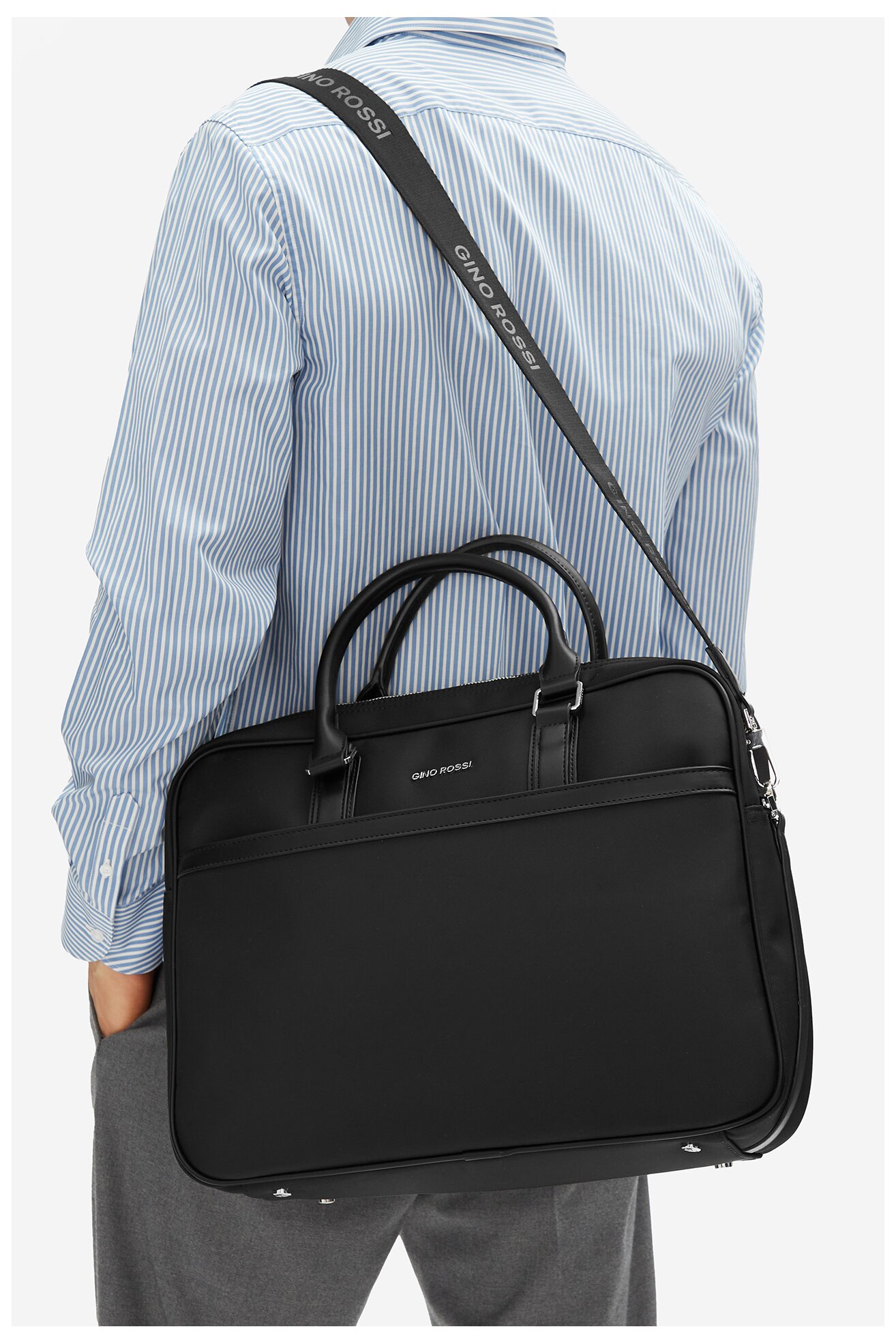 Muška torba Gino Rossi 06A10936-3 CRNA