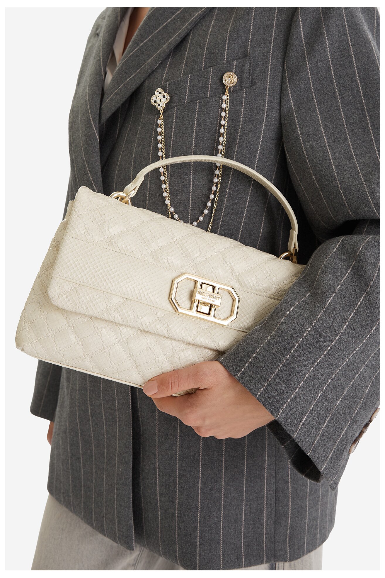 Torebka NINE WEST EO-JORRA-LDA8453 Ivory