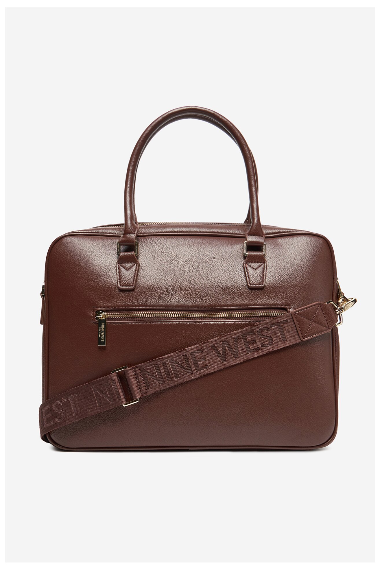 Kézitáska NINE WEST CEO-EMMA-LA482-2847 SÖTÉTBARNA