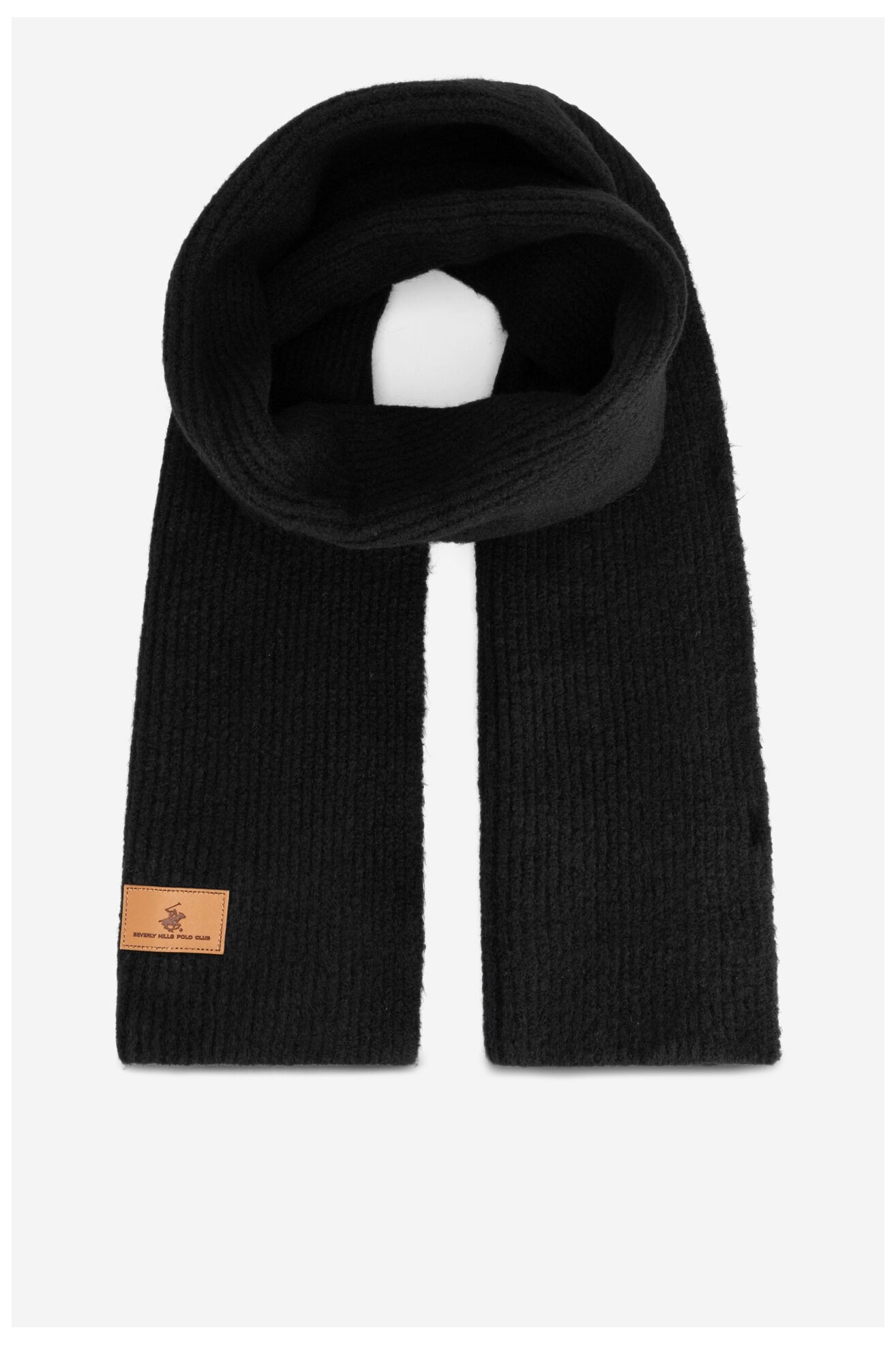 Muški šal Beverly Hills Polo Club BHPC-M4-001-AW24 CRNA