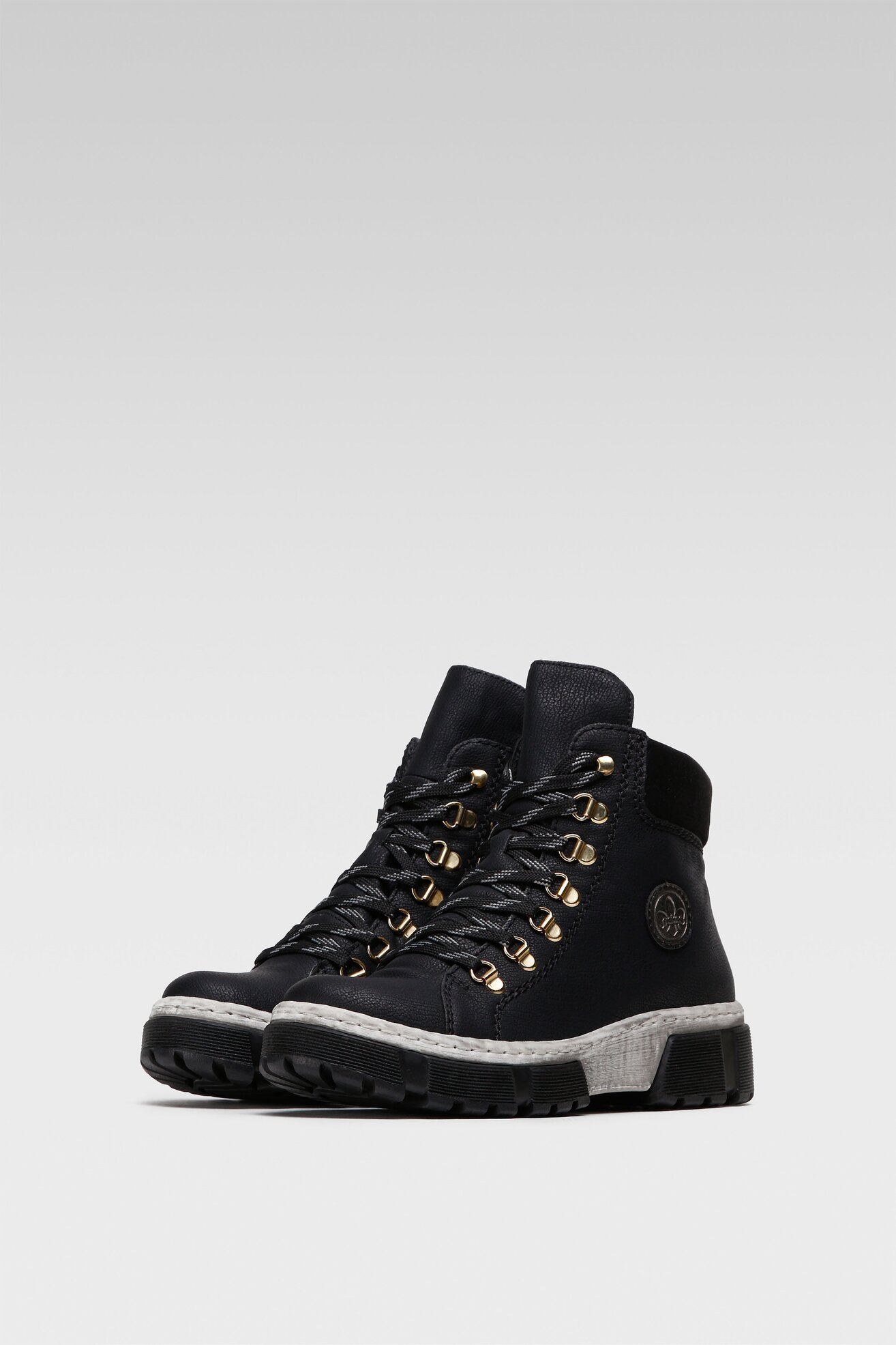 Trzewiki Rieker X8633-01 Czarny