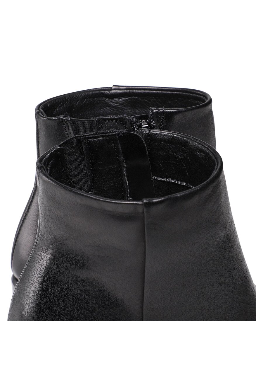 
                Lasocki - Skórzane botki czarne - 5904248096298