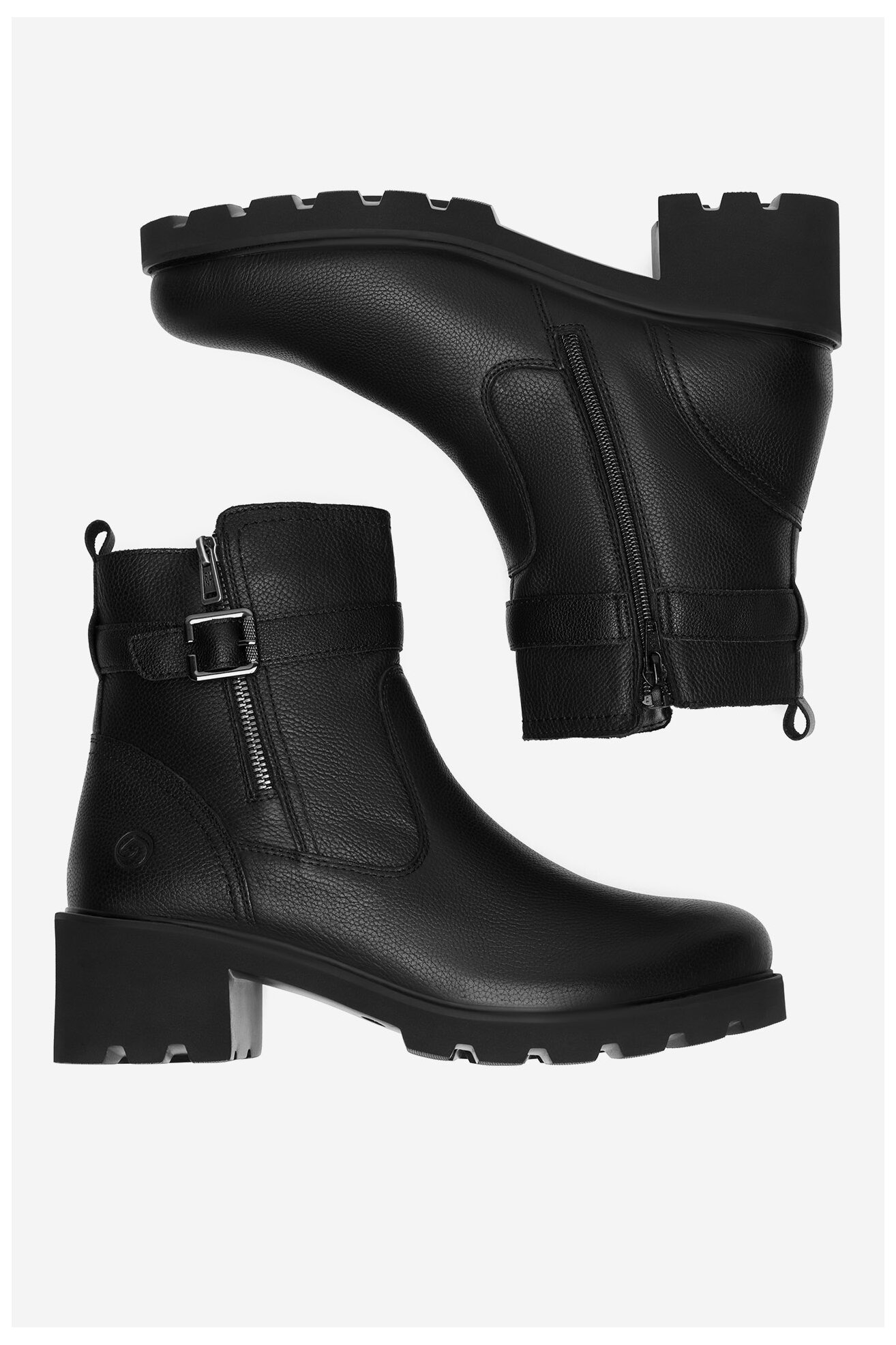 Bokacsizma Remonte D0A71-01 FEKETE