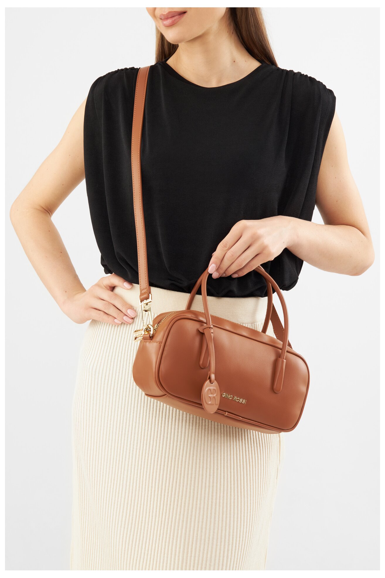 Torebka Gino Rossi OJ-82717 Camel