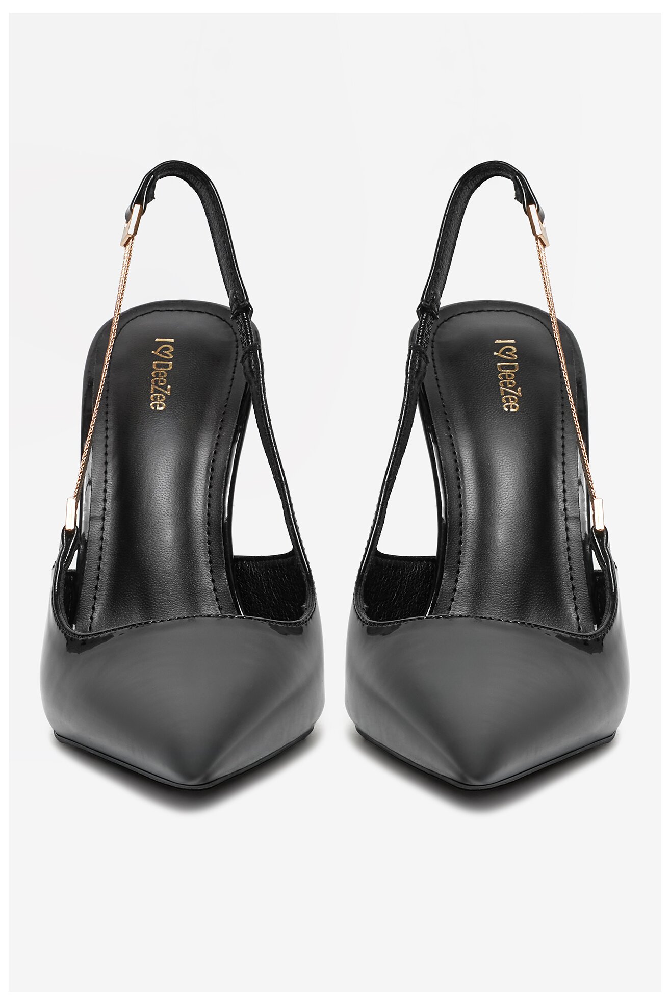 Lodičky DeeZee Q96229-5 ČERNÁ