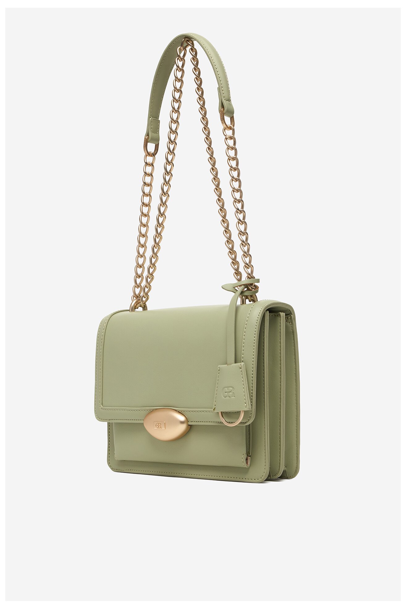 Сумка З Ремінцем Gino Rossi EO-KY129 СВІТЛО-ОЛИВКОВИЙ