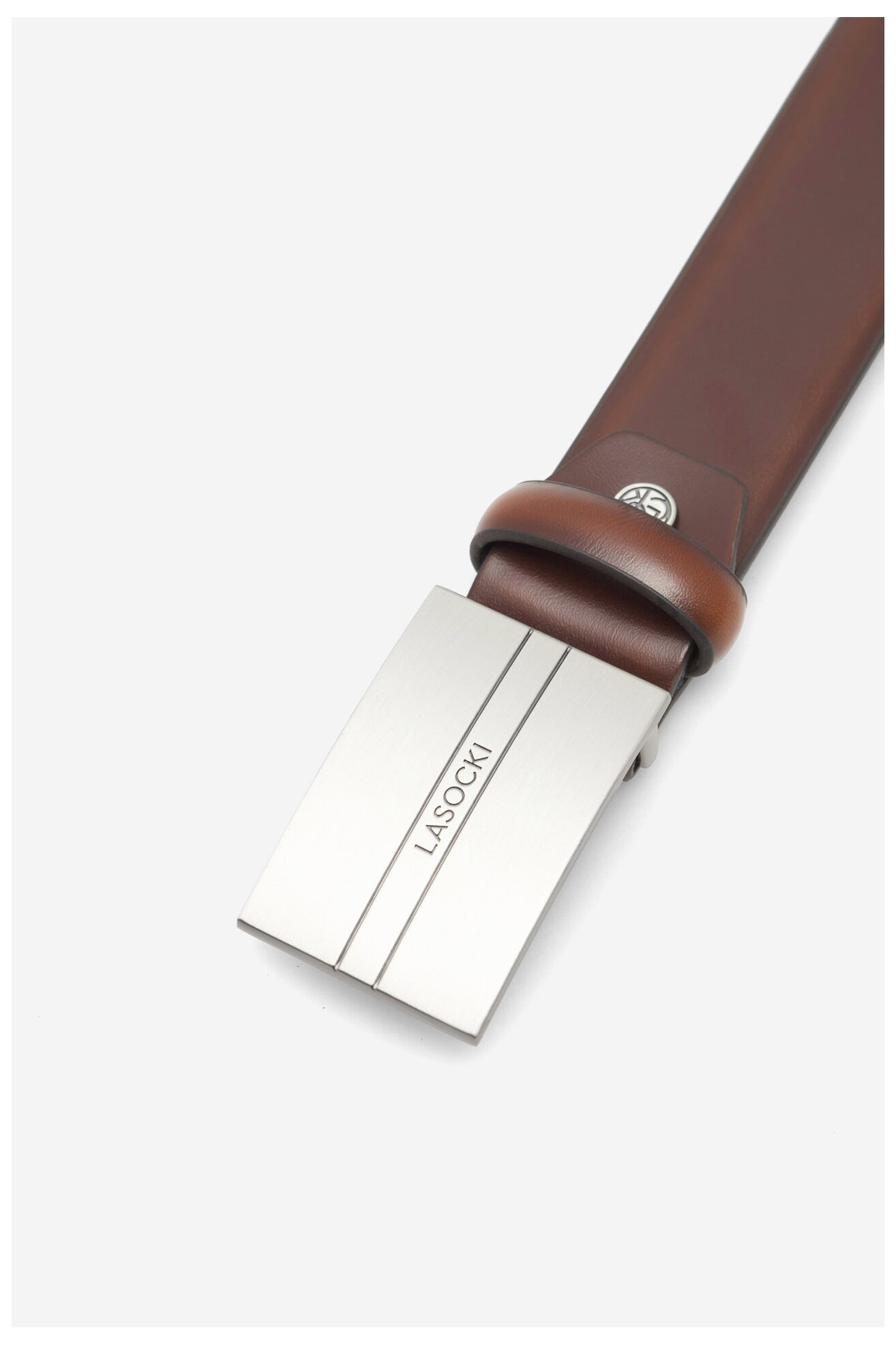 Pasek męski Lasocki 2M2-010-SS24 Brązowy