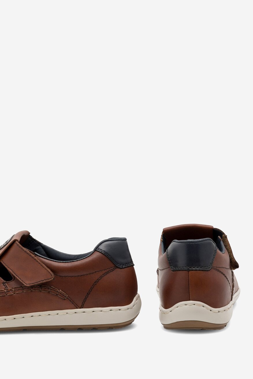 Polobotka Rieker HNĚDÁ - 2230056261348