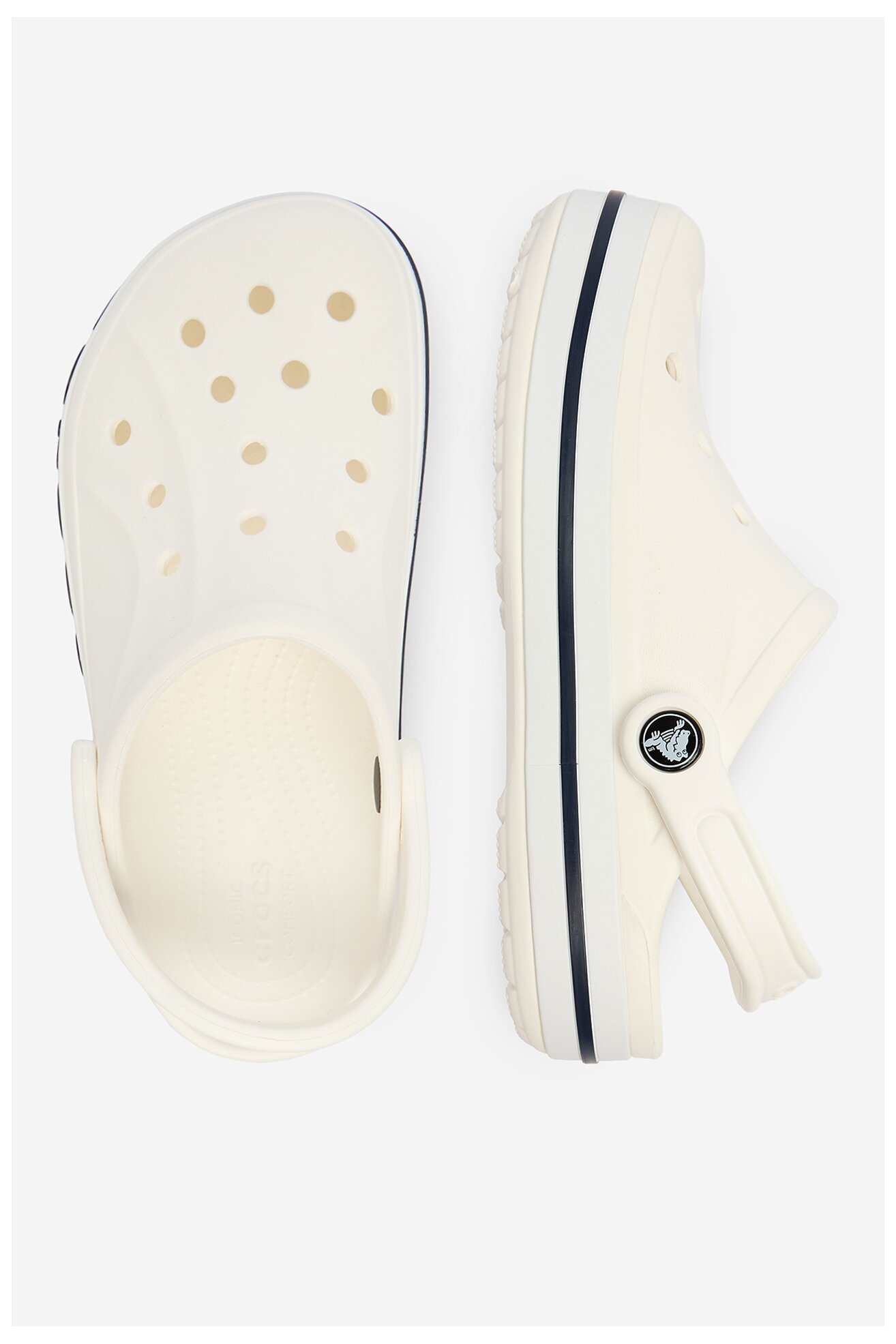 Slajdovi za bazen Crocs C-BAYABAND CLOG 205089-126 BELA