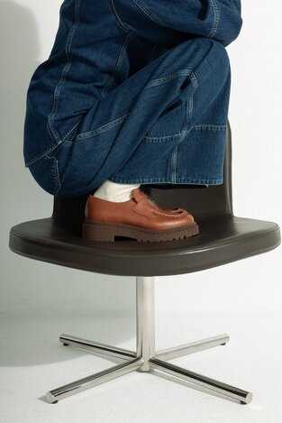 Мокасини G-STAR RAW EO-DOLUNAY-25FW05 КОРИЧНЕВИЙ