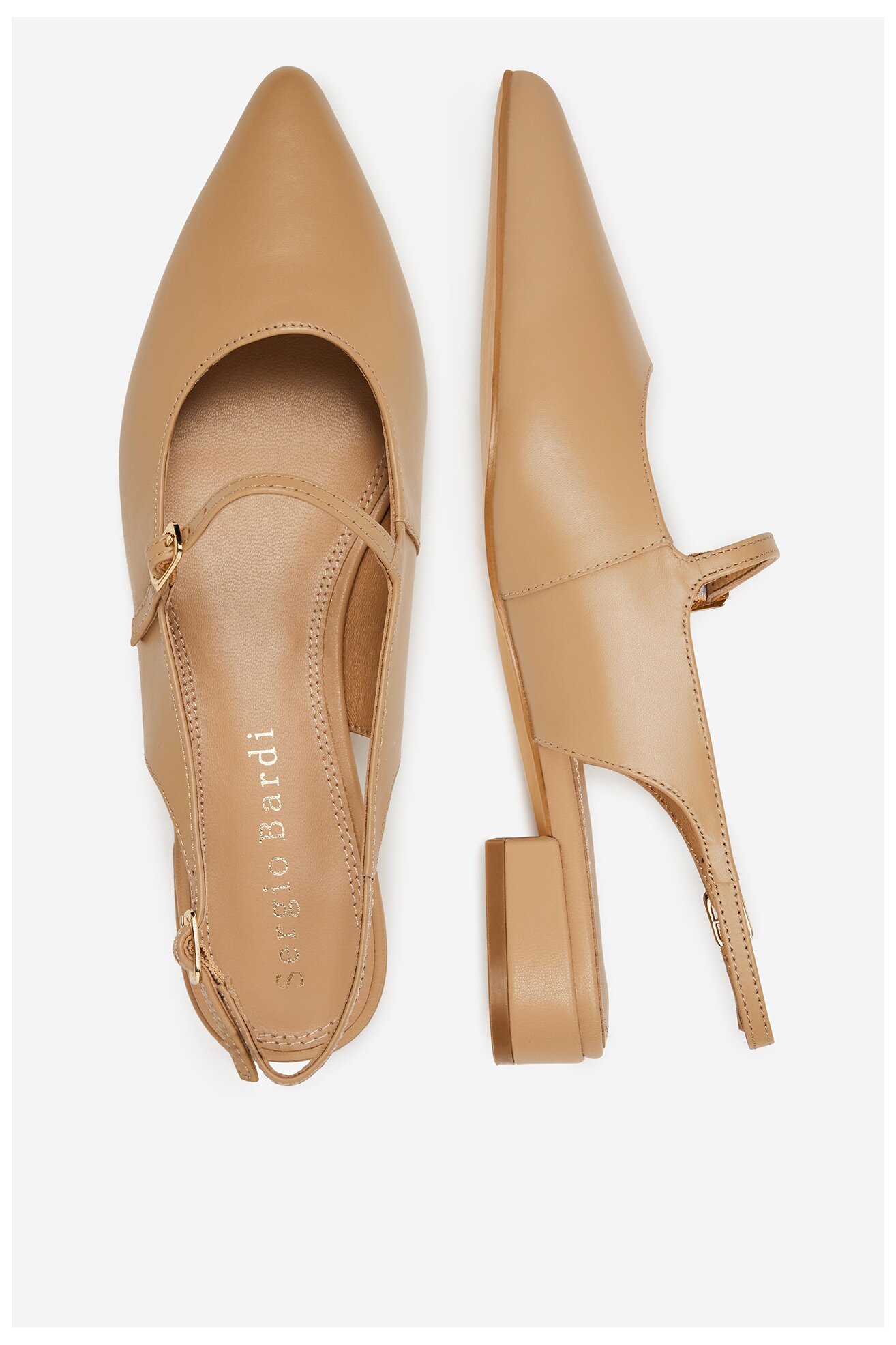 Pantofi cu toc Sergio Bardi WYL4078-1Z-SB BEJ