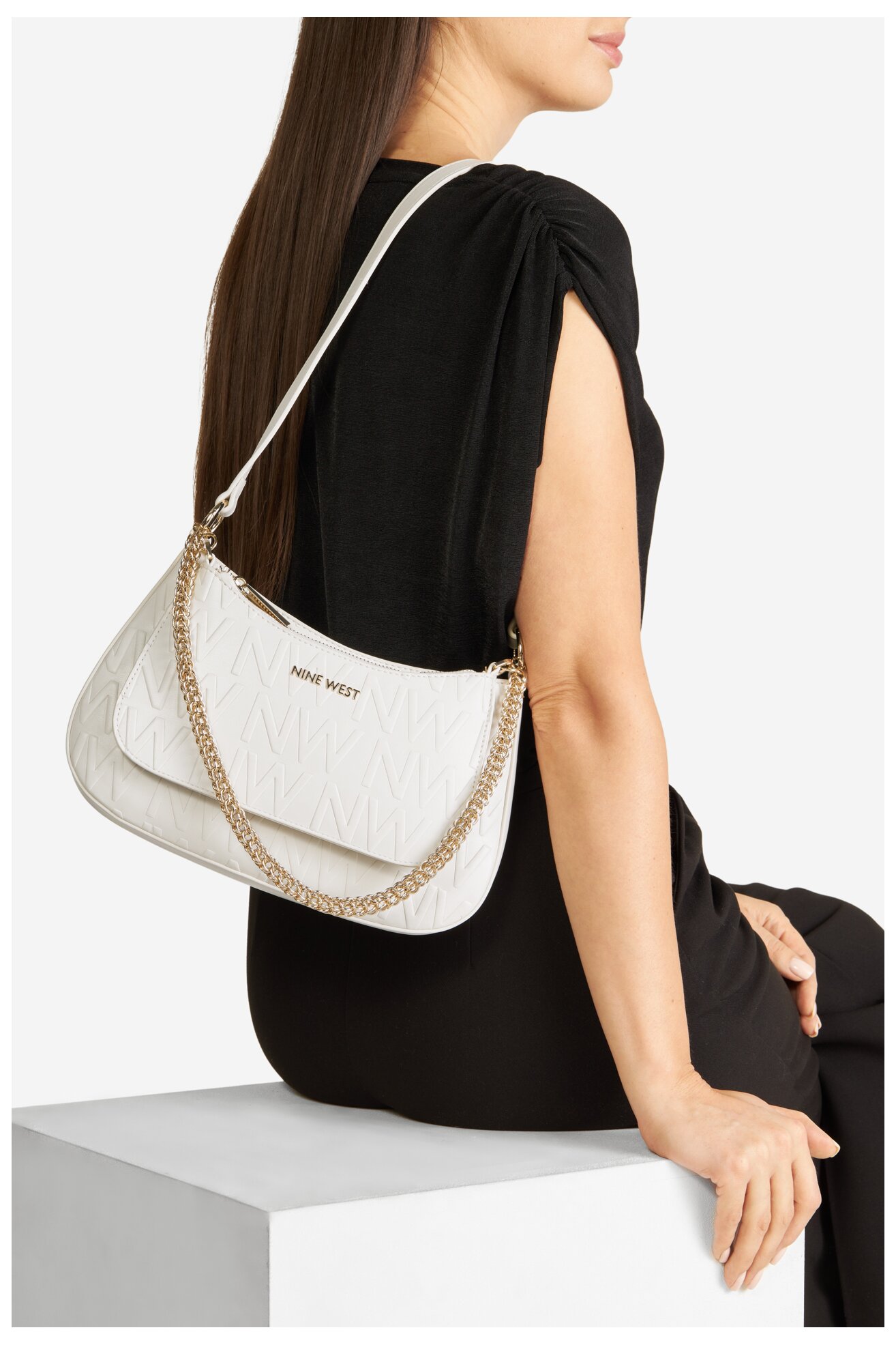 Дамска чанта NINE WEST LX10045 БЯЛ