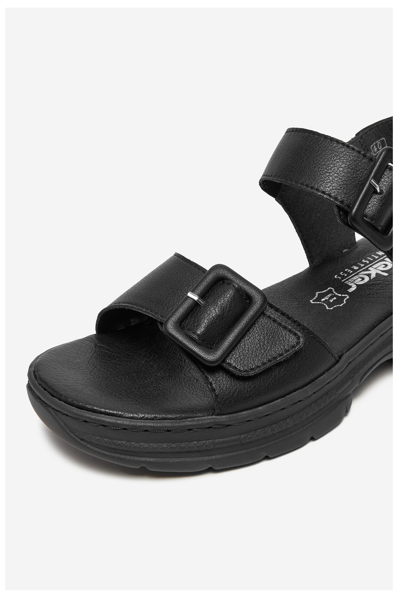 Szandál Rieker 66680-00 FEKETE