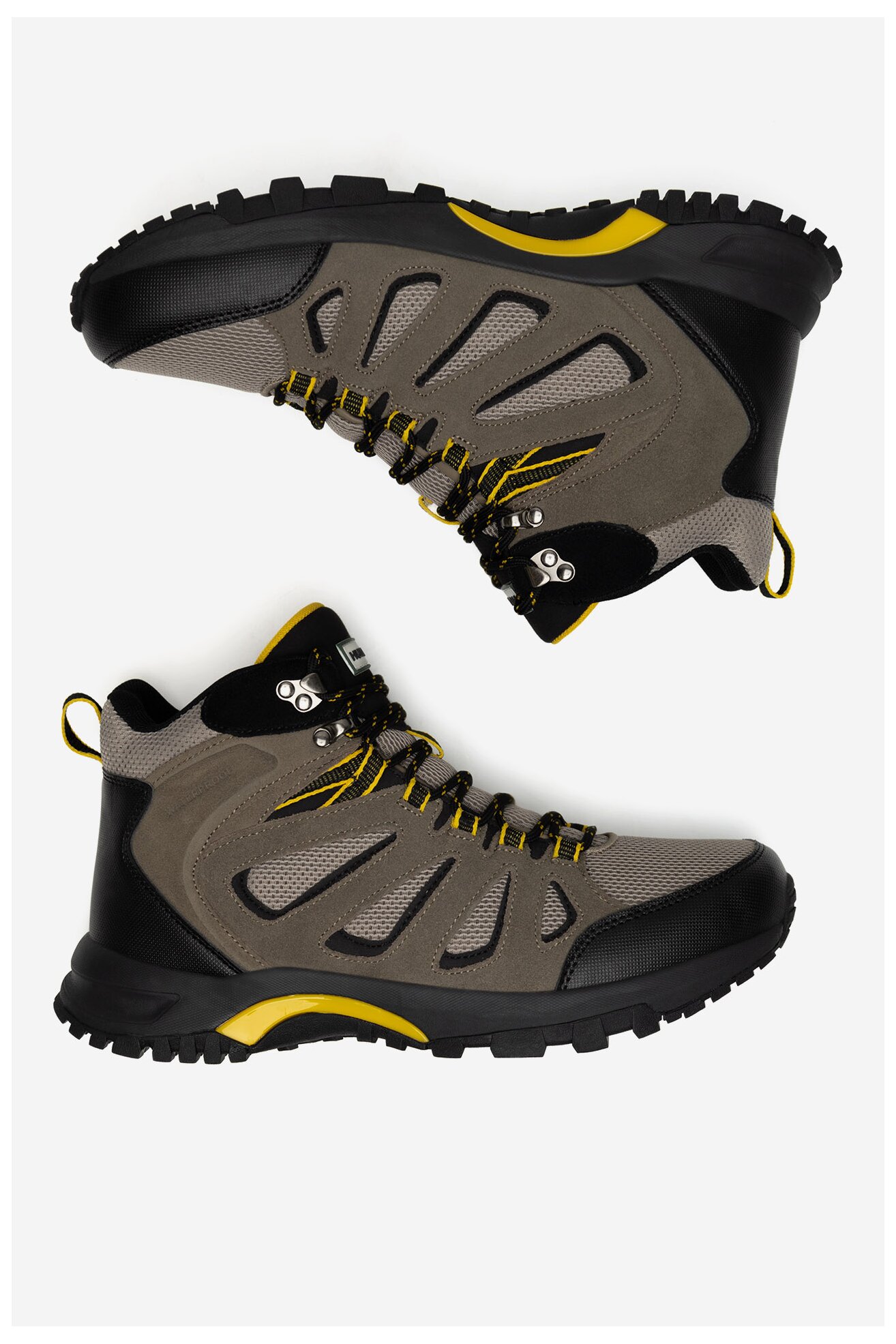 Túracipő HUNTER MASON MID HIKER WP SÖTÉTBÉZS