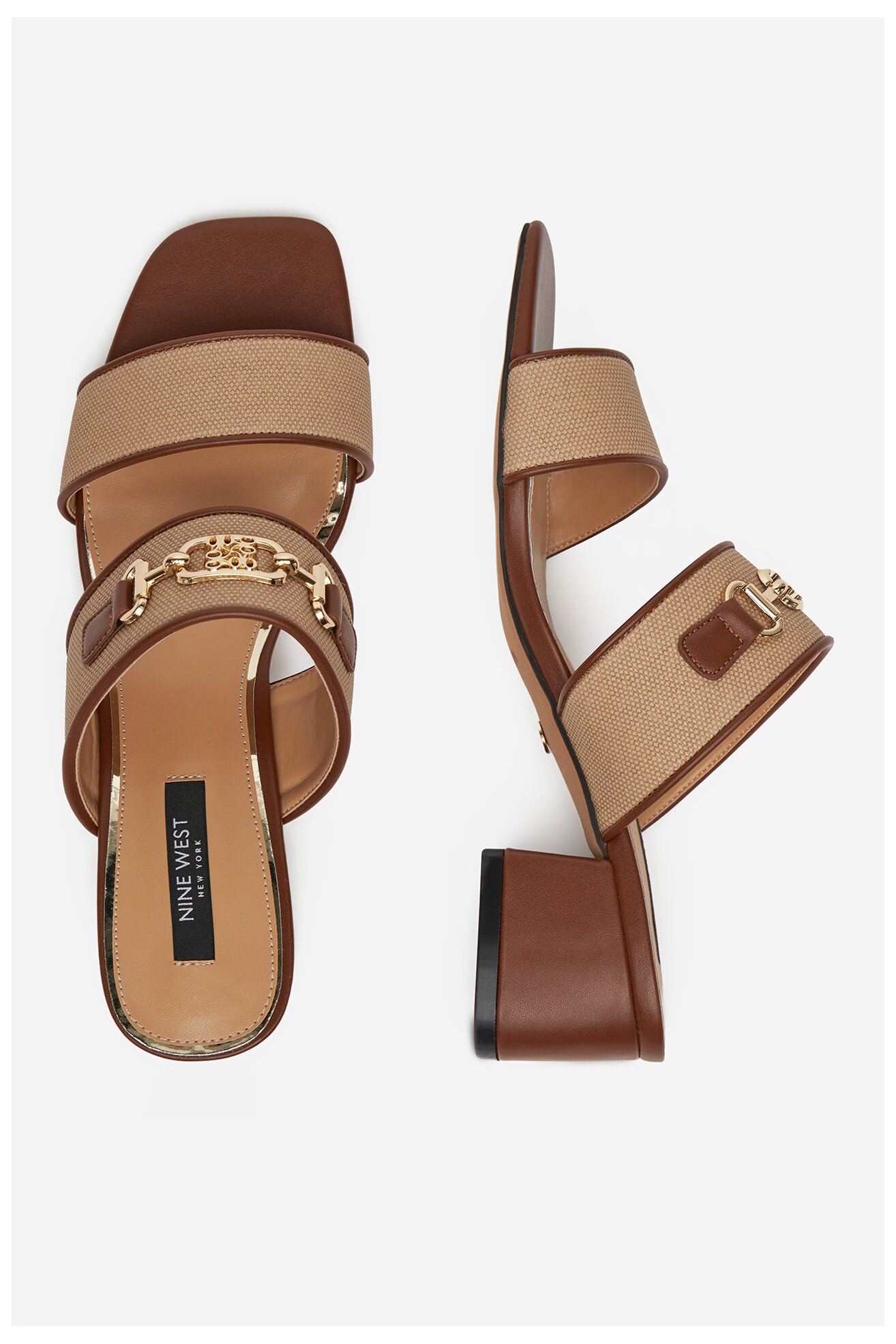 Șlapi NINE WEST 2560-01 CREM