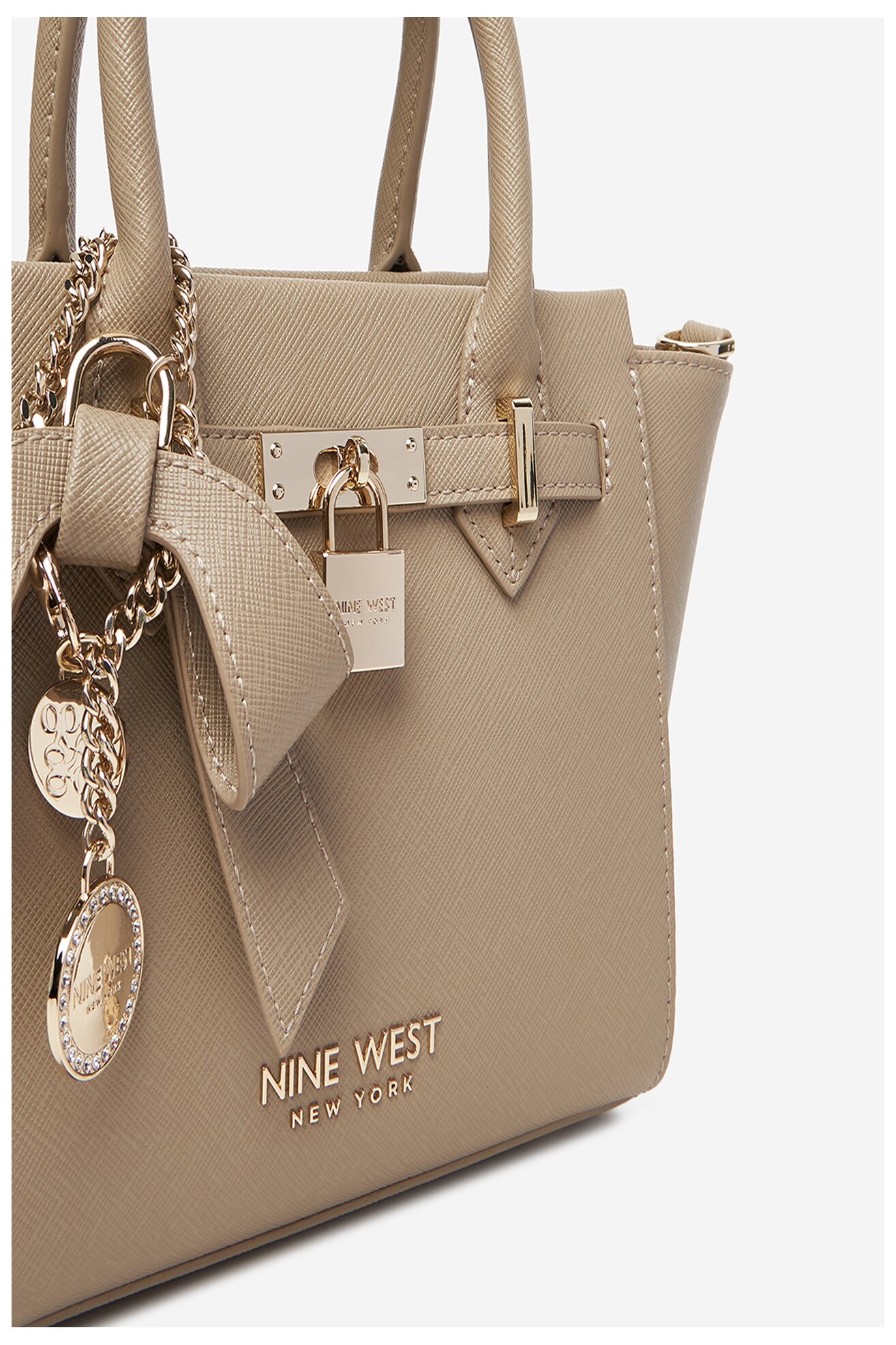 Kézitáska NINE WEST CEO-CHELSEA-CHARM-I-LX10187 BÉZS