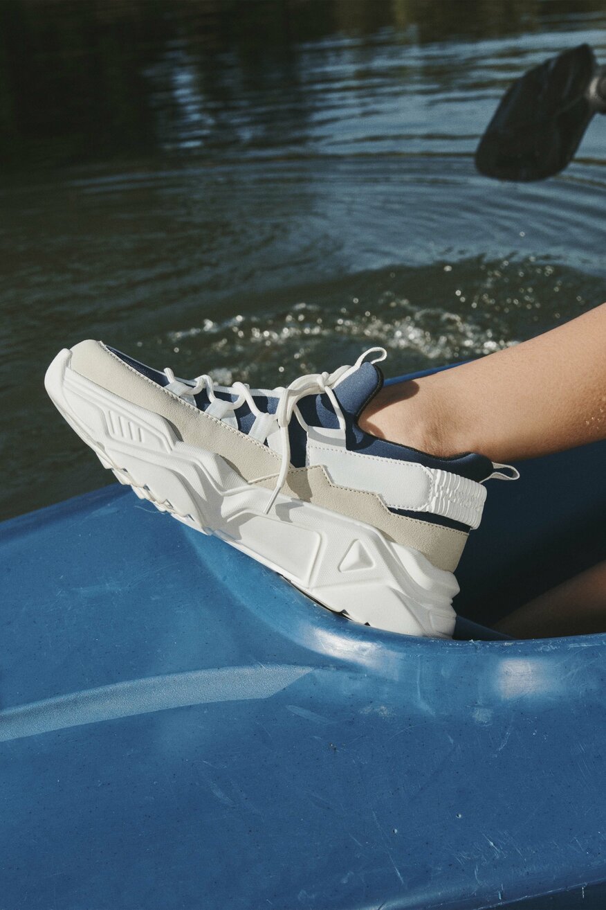 
                Jenny Fairy - Sneakersy typu ugly shoes granatowe - 5904248415143