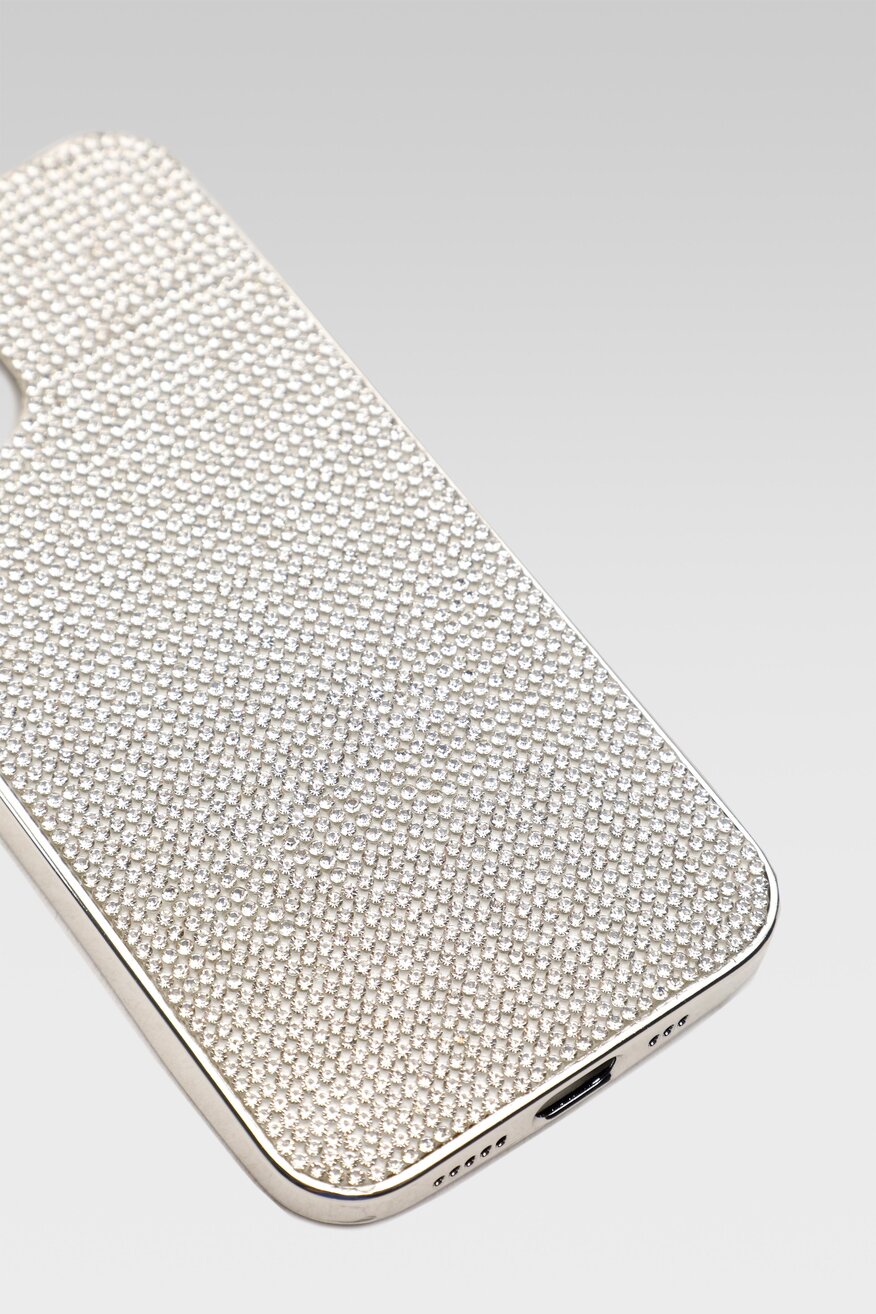 
                DeeZee - Etui na telefon z aplikacją srebrne - 5904248978228