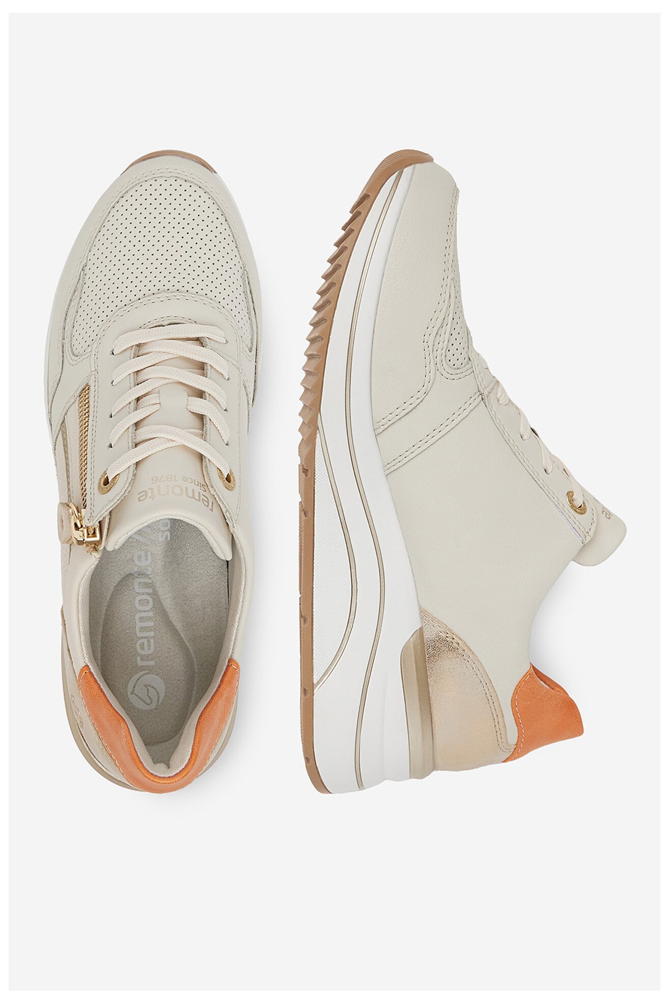 Sneakers Remonte D0T10-80 Beżowy jasny