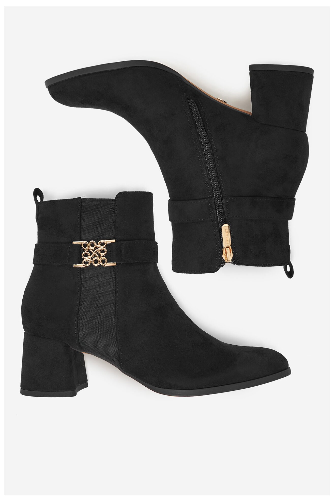 Kotníková obuv NINE WEST CEO-NIBAL-01 ČERNÁ