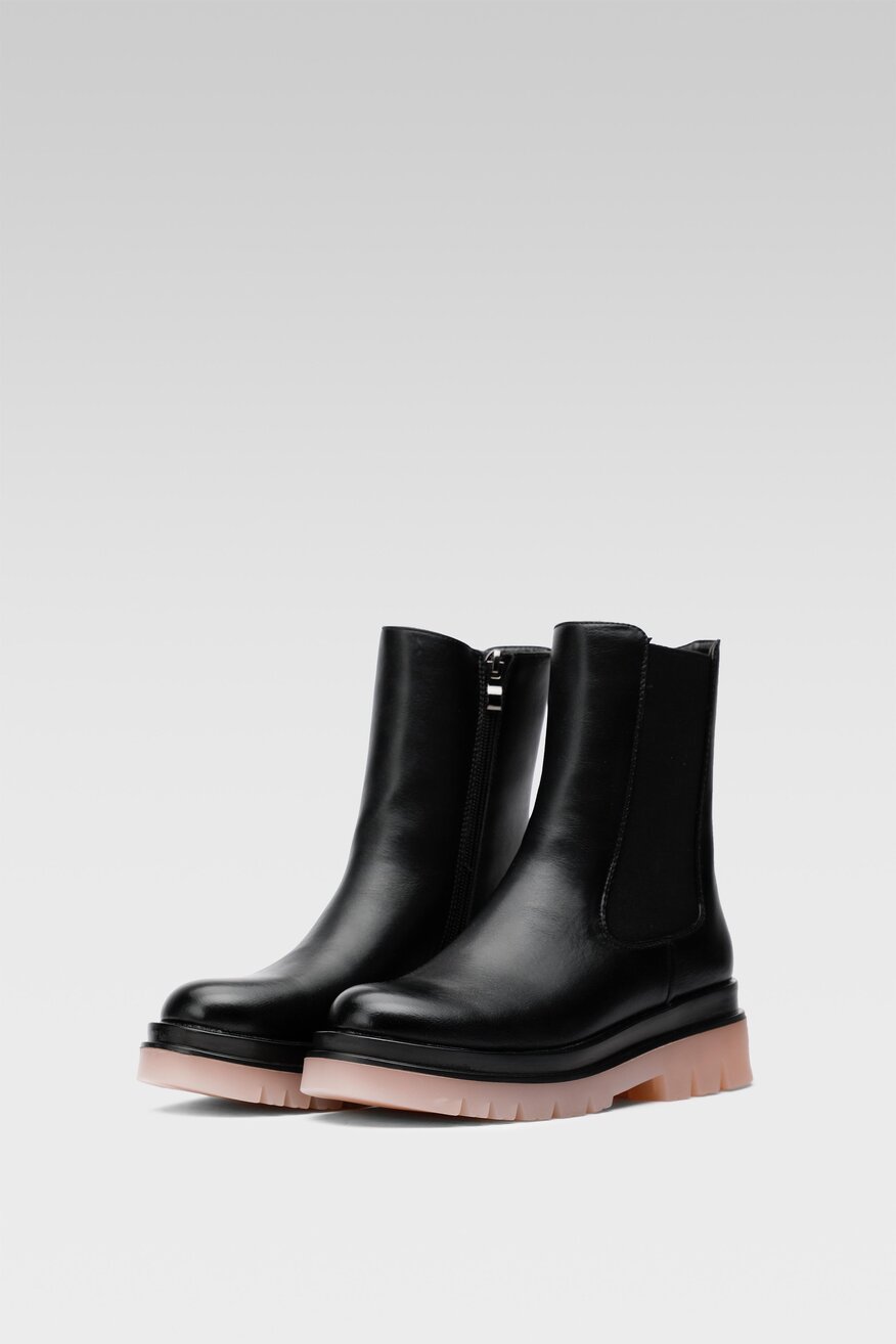 Jenny Fairy - Botki z kolorową podeszwą - 5904862184807