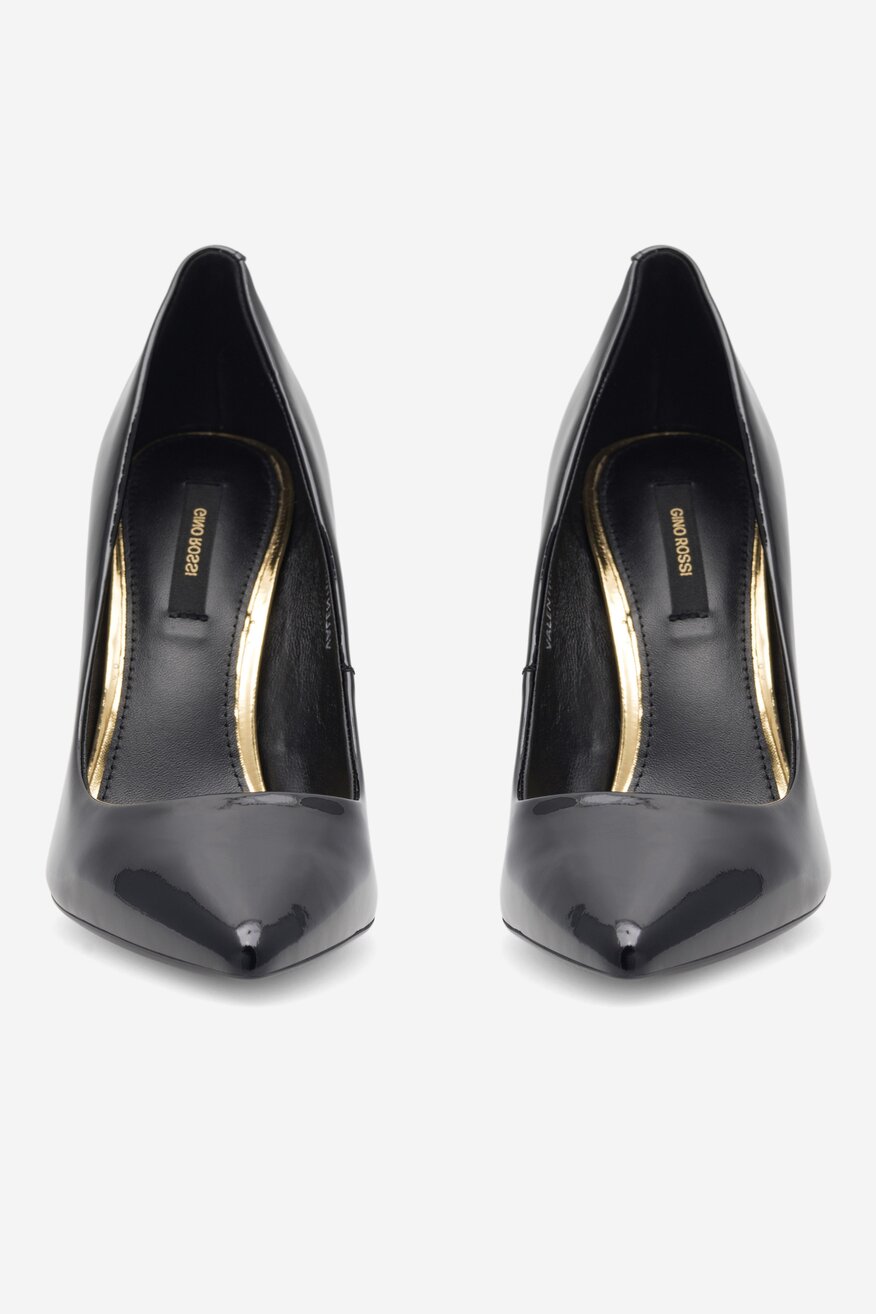 
                Gino Rossi - Czółenka skórzane na szpilce - 5905588079873