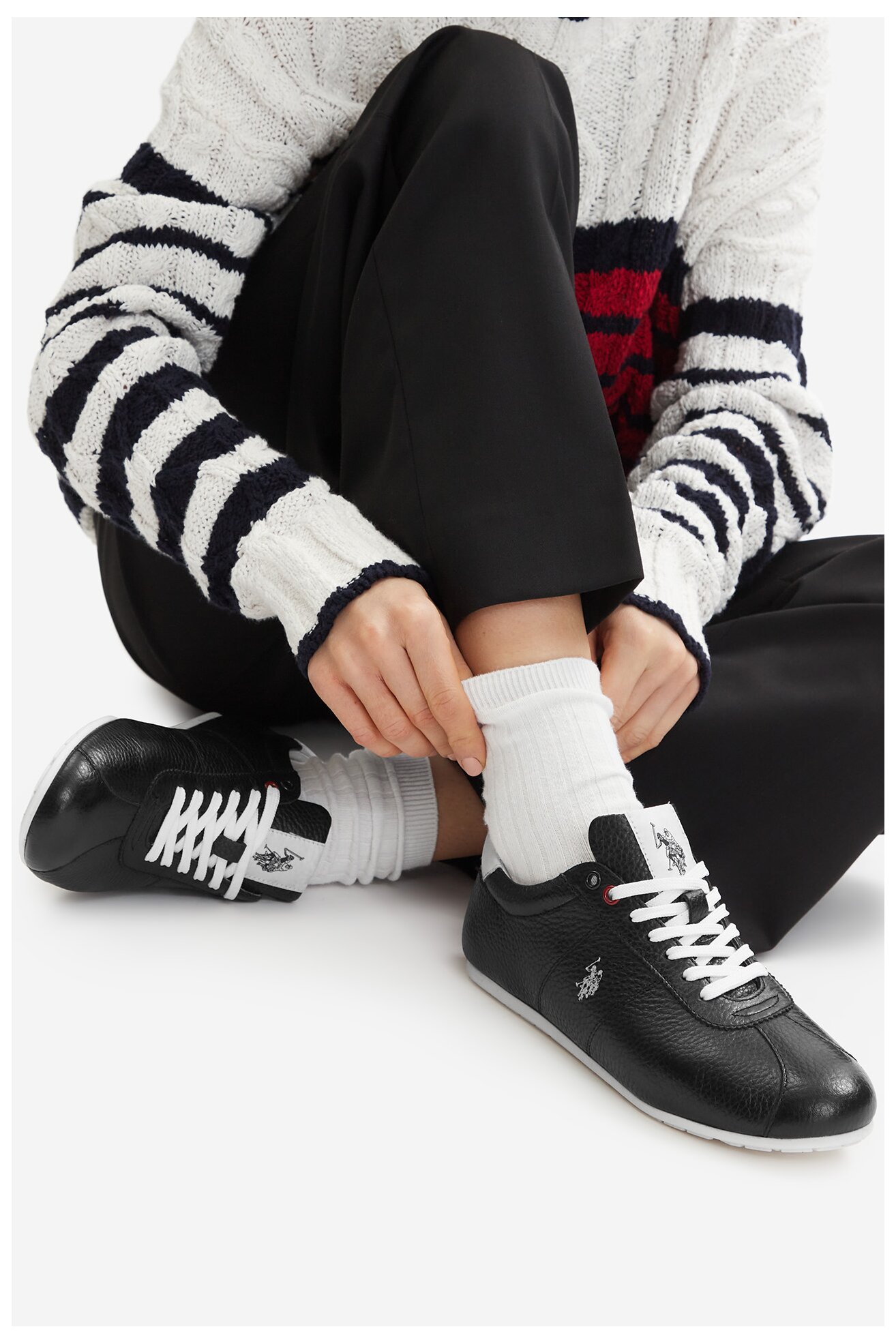 Sneakers U.S. POLO ASSN. EO-CAMMY002W/6L1 Czarny