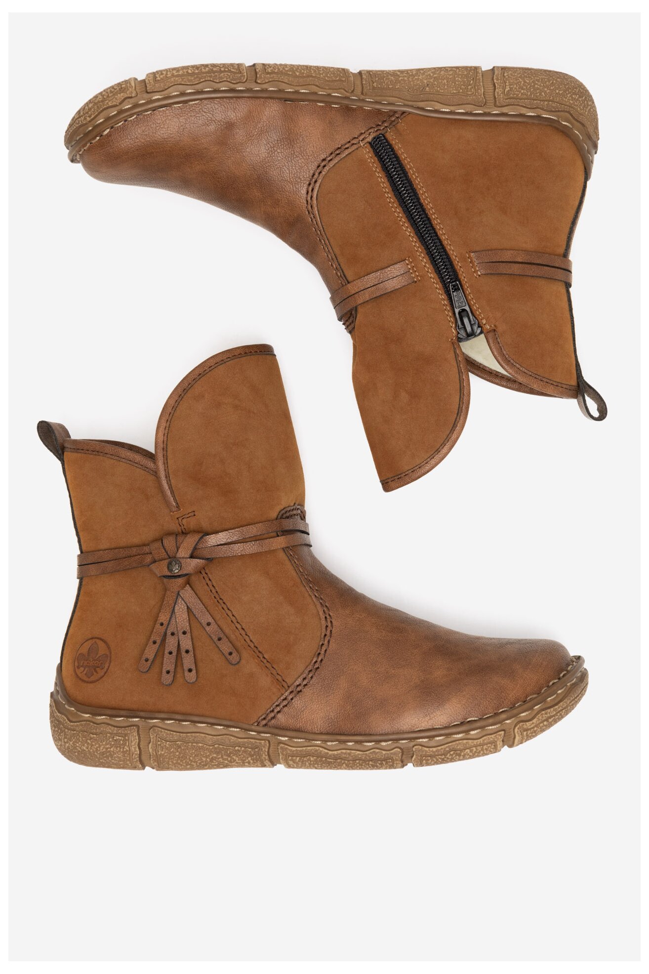 Botki Rieker Z3772-22 Brązowy