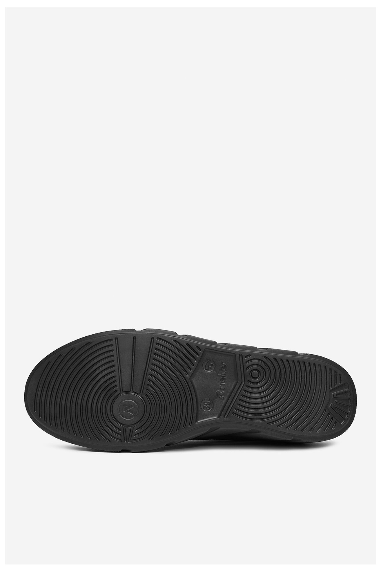 Sneakers Rieker W2601-91 Stare złoto