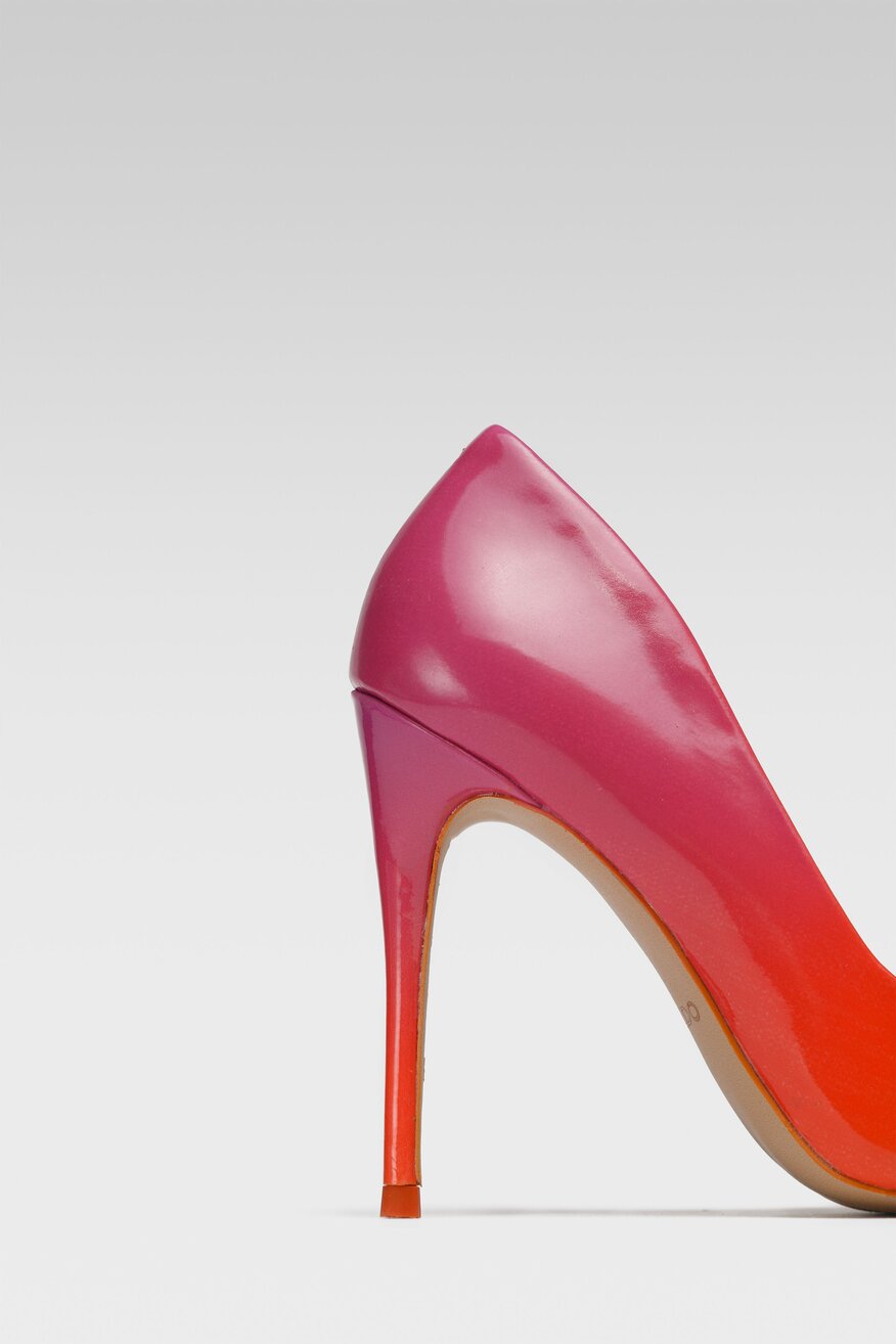 
                Aldo - Czółenka w szpic pomarańczowe - 5904248332327