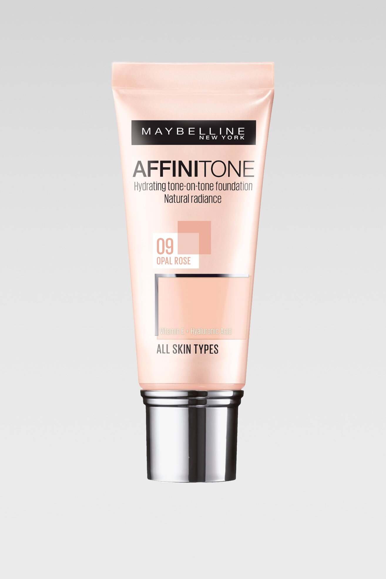 Maybelline New York Affinitone HD Podkład 09 Opal Rose 30ml MAYBELLINE AFFINITONE -
