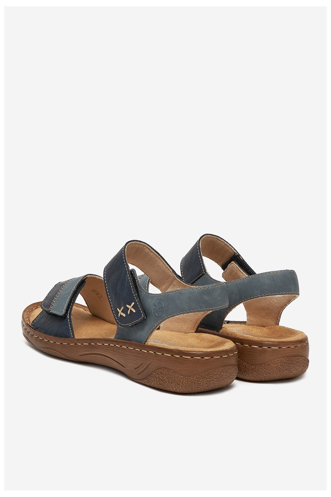 Sandały Rieker V2860-14 Granatowy