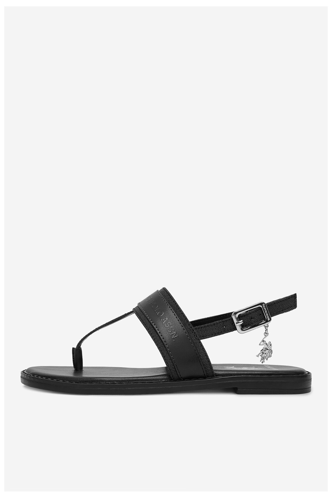 Sandały U.S. POLO ASSN. EO-CASSIE001W/6TY1 Czarny