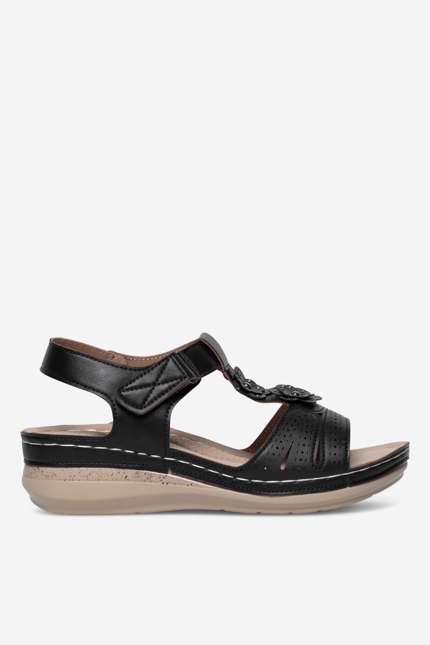 Sandály Clara Barson ČERNÁ - 5905588580577