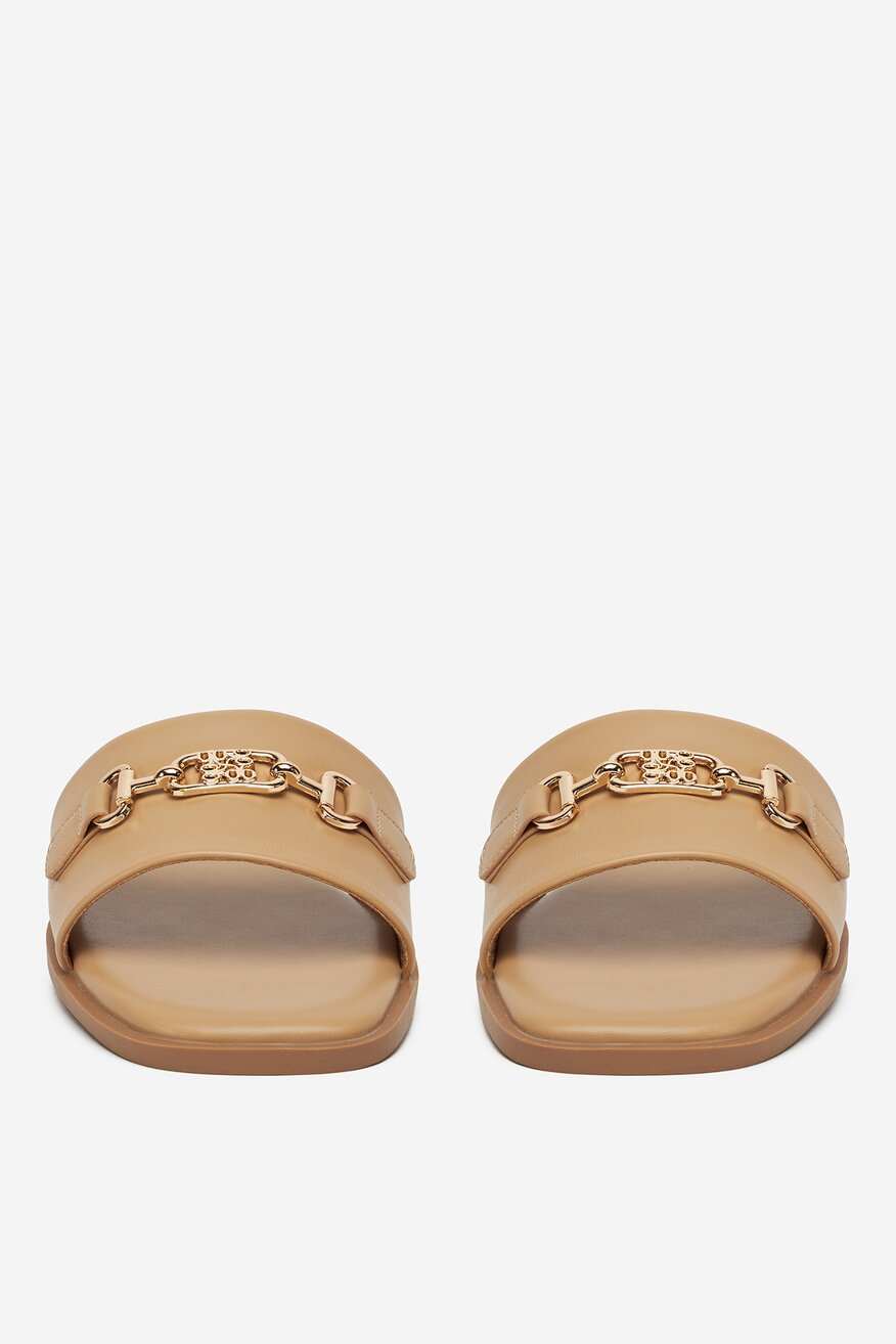 Джапанки NINE WEST ТЪМНОБЕЖОВ - 5906751042953