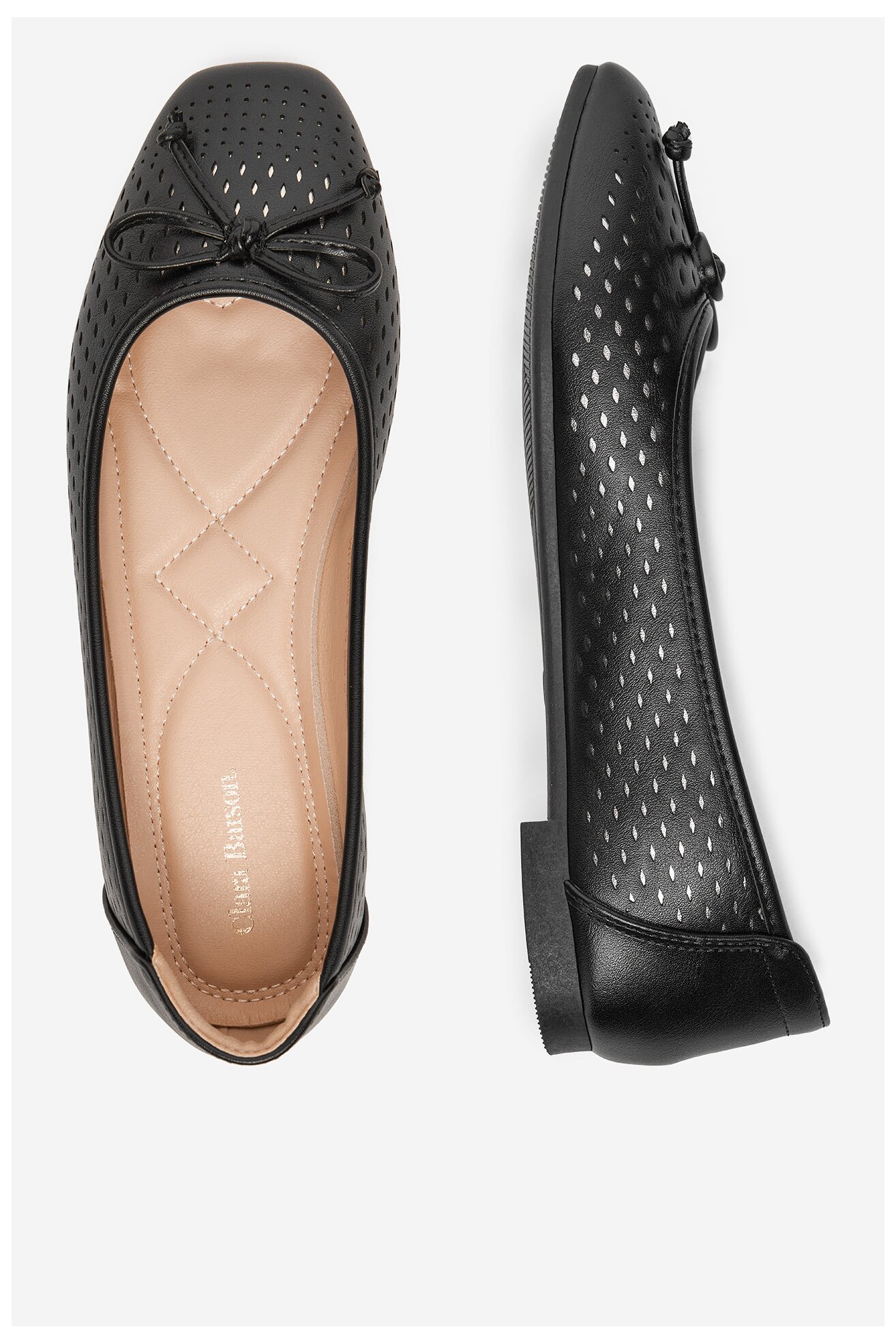 Baleríny Clara Barson WFA3602-3 ČERNÁ