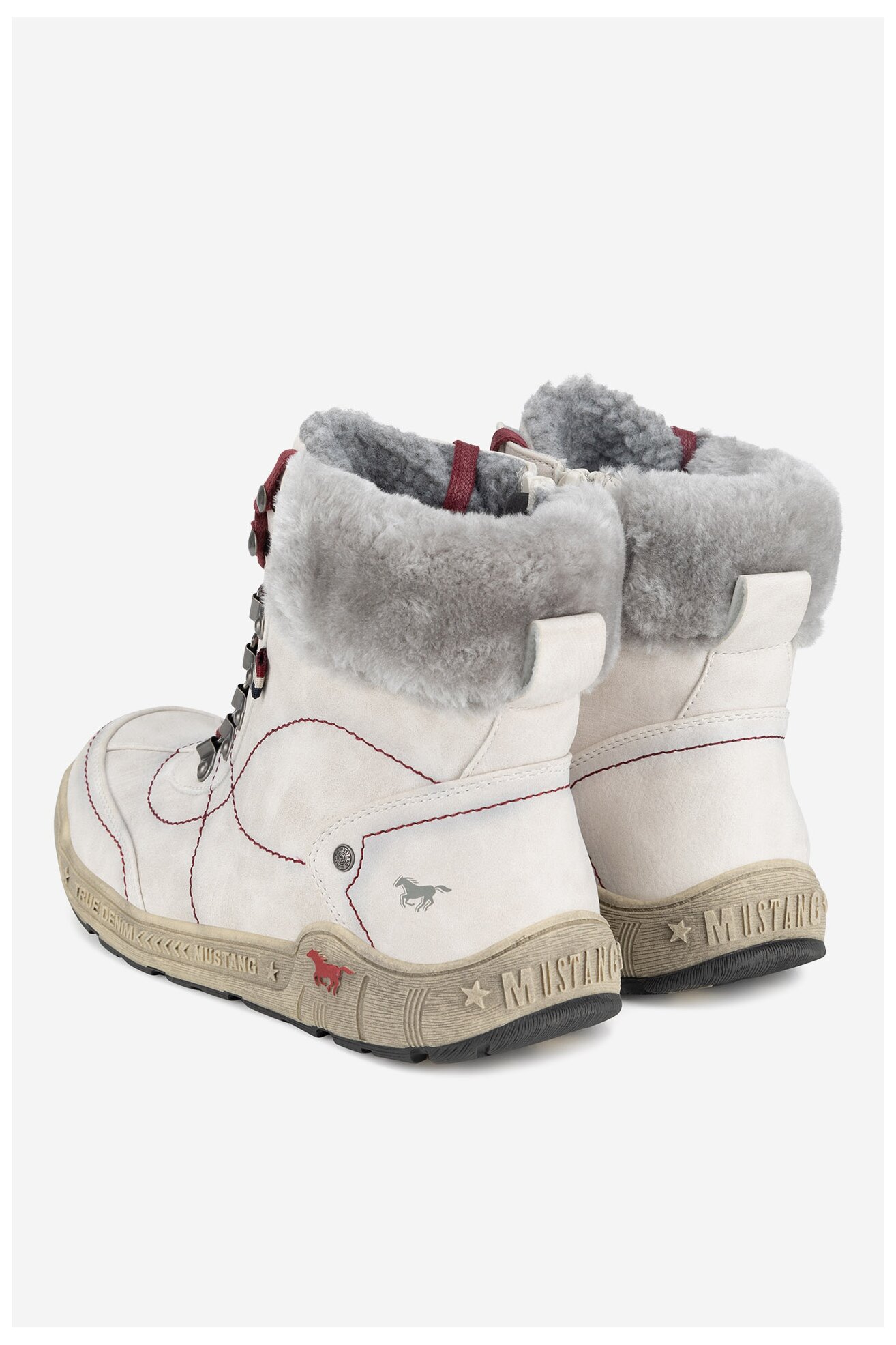 Боти Mustang 1290-607 БЯЛ