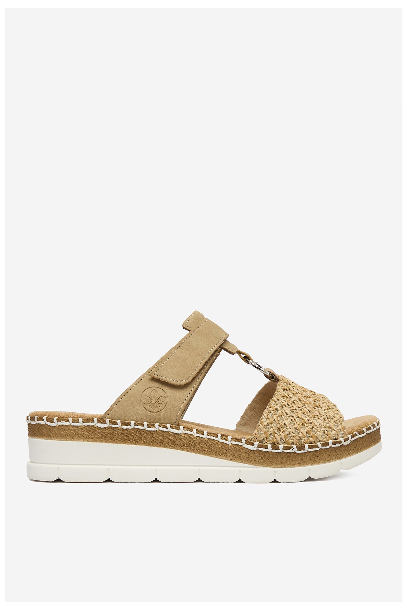 Klapki Rieker CEO-V1243-60 Beżowy