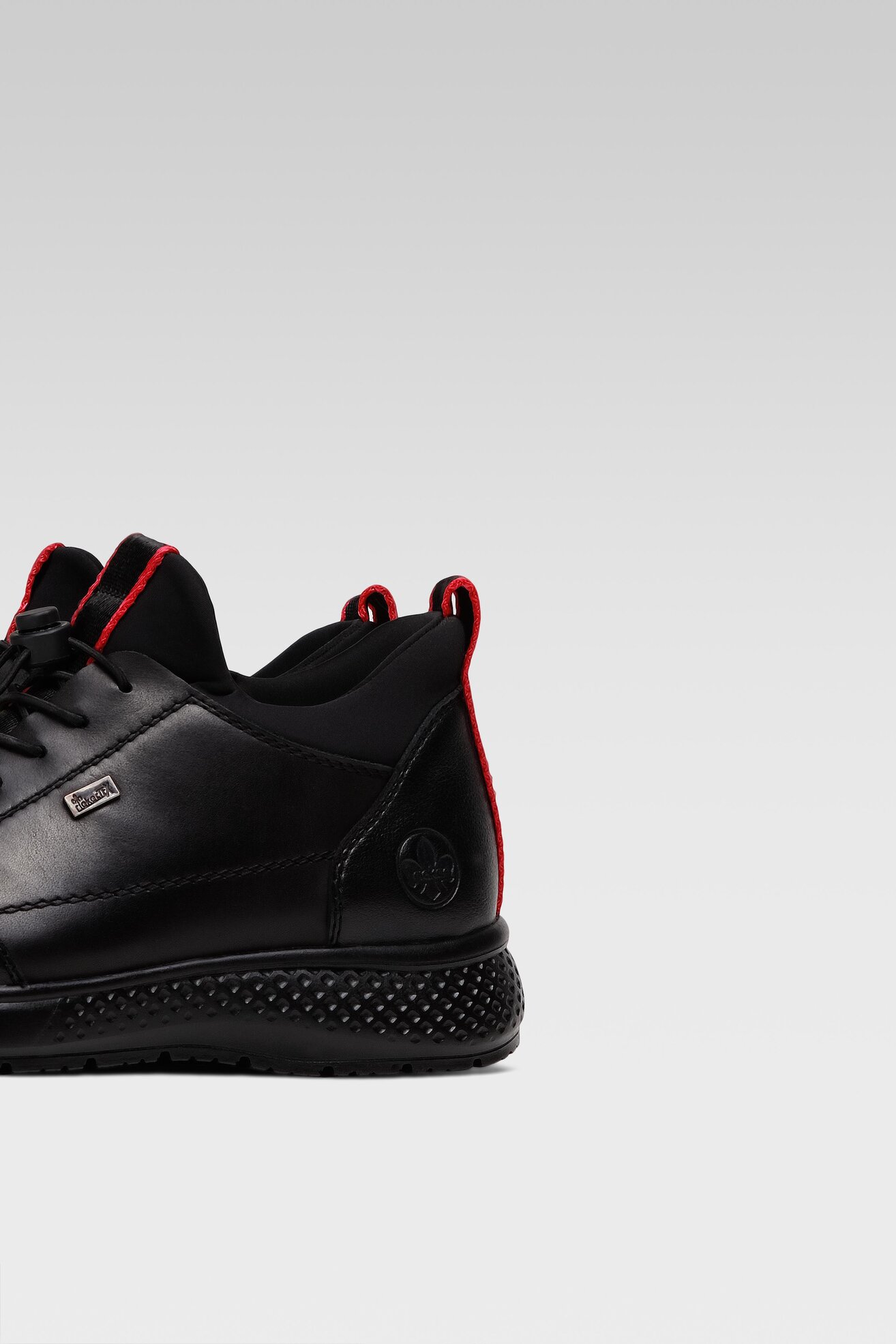 Półbuty Rieker B7693-00 Czarny - CCC.eu